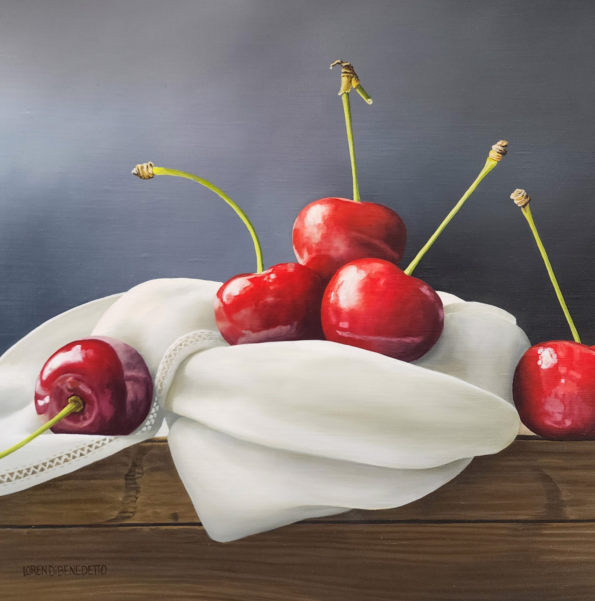 Cherries in Cloth by Loren DiBenedetto