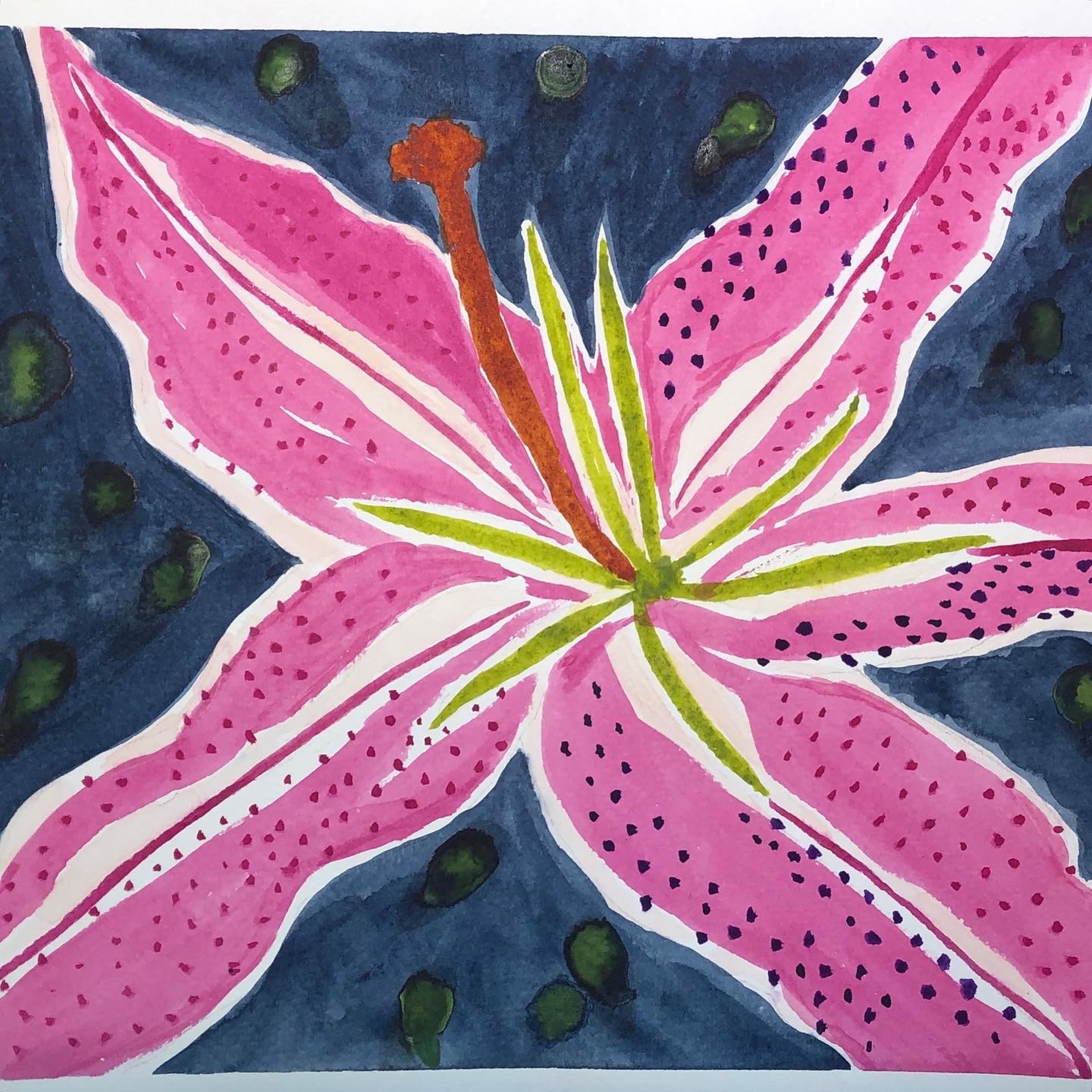 Abstract Lily by Steven Lustig