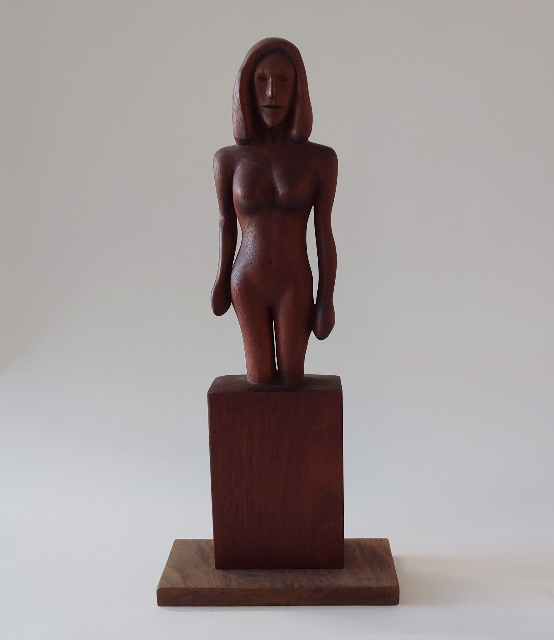 Ruth - Wood Sculpture by David Amdur
