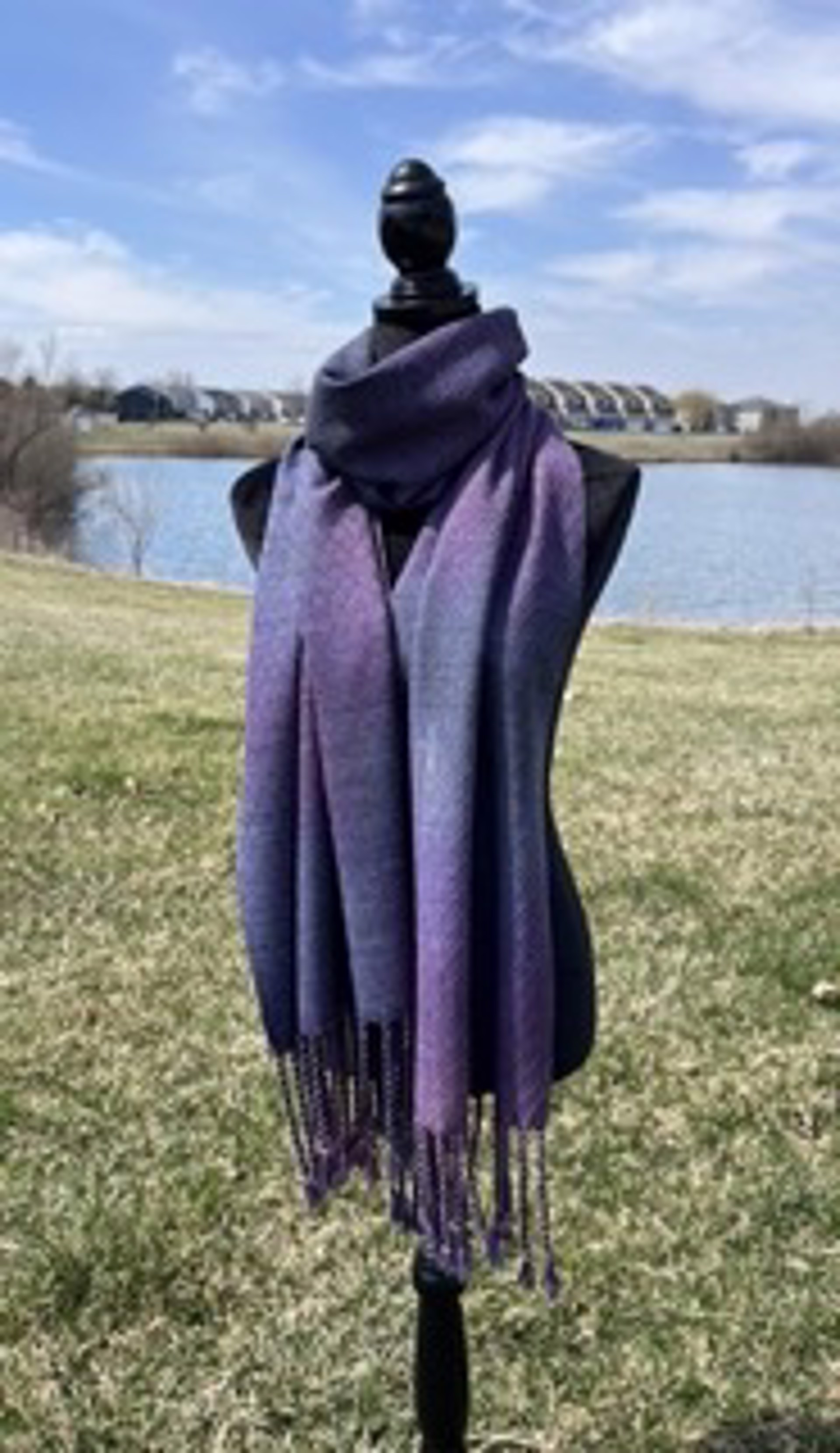 Dark Beauty: Dusk scarf by Stephanie Jacobson