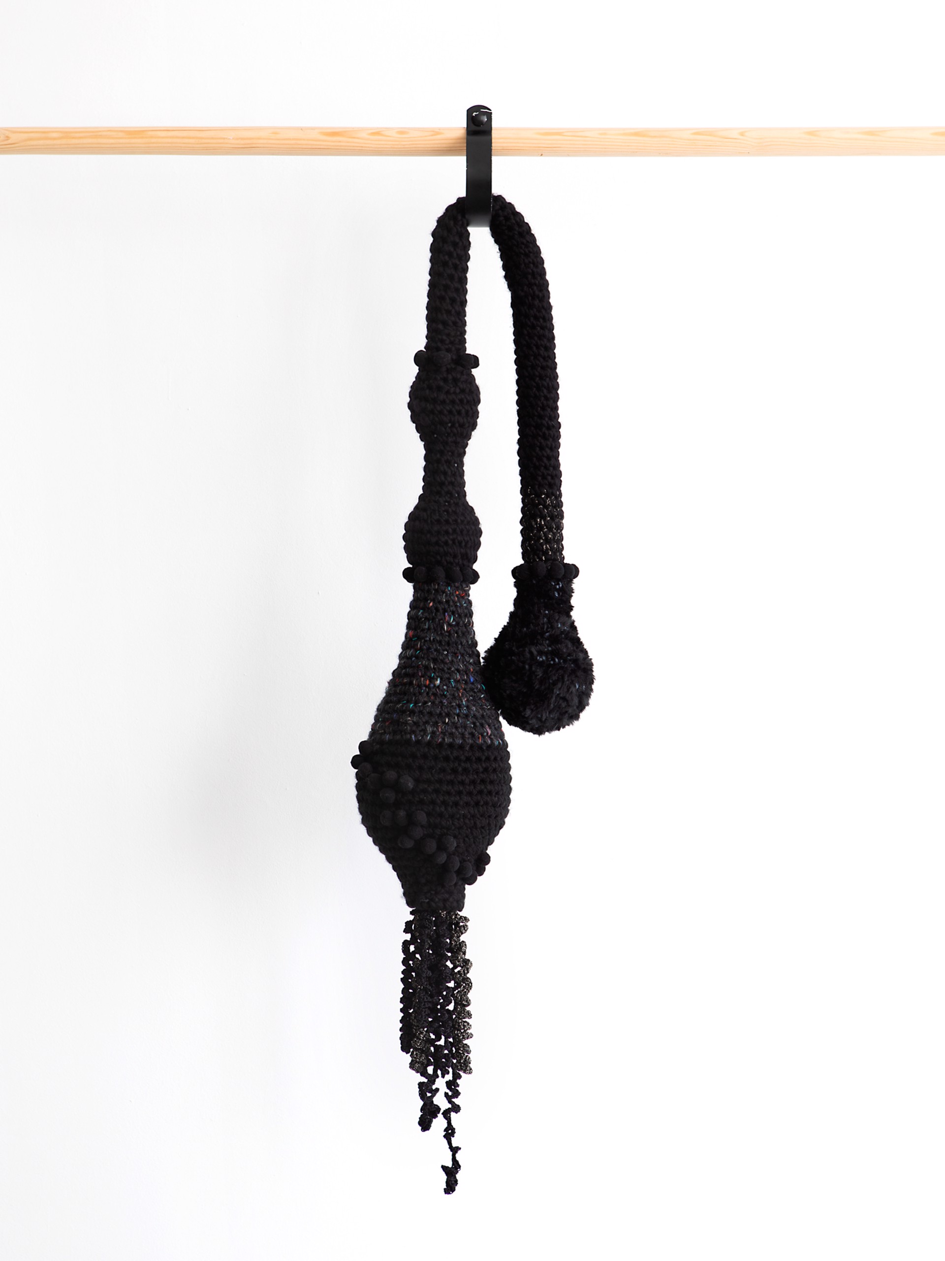 Hanging piece "Black Fur" by Monica Ceballos Brenninkmeijer