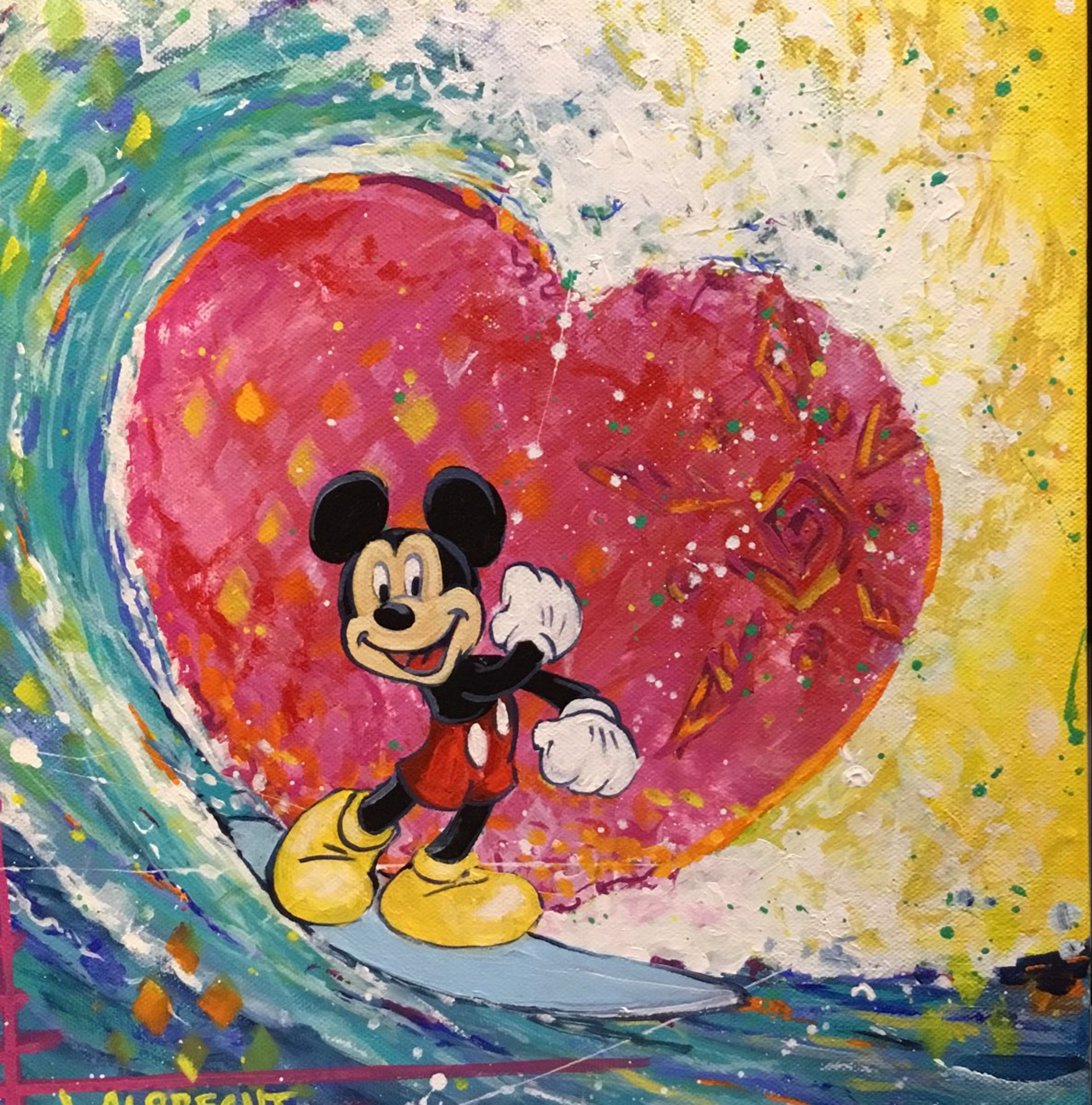 Mickey Loves Surf by Jeff Albrecht