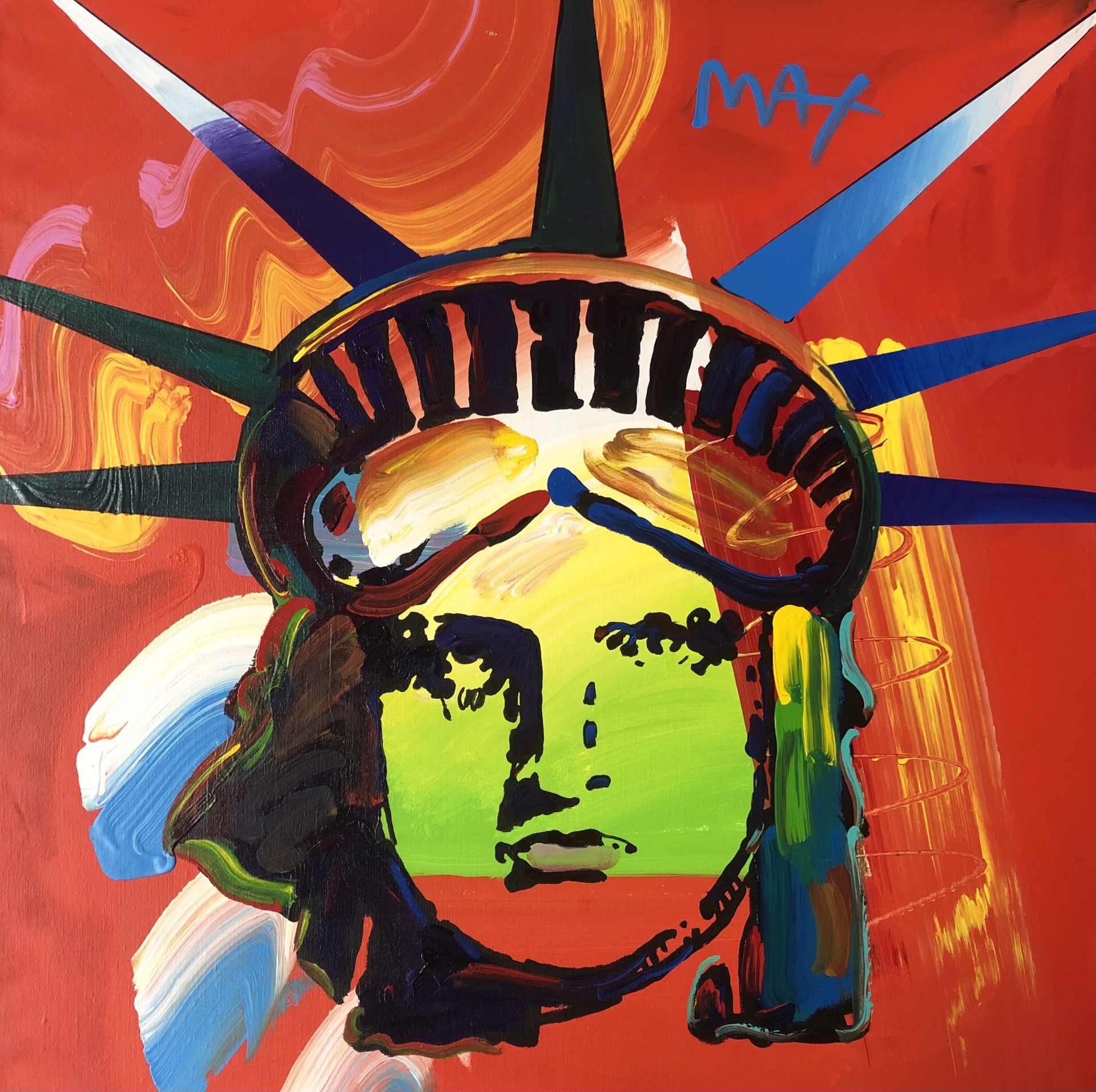 Liberty Head by Peter Max