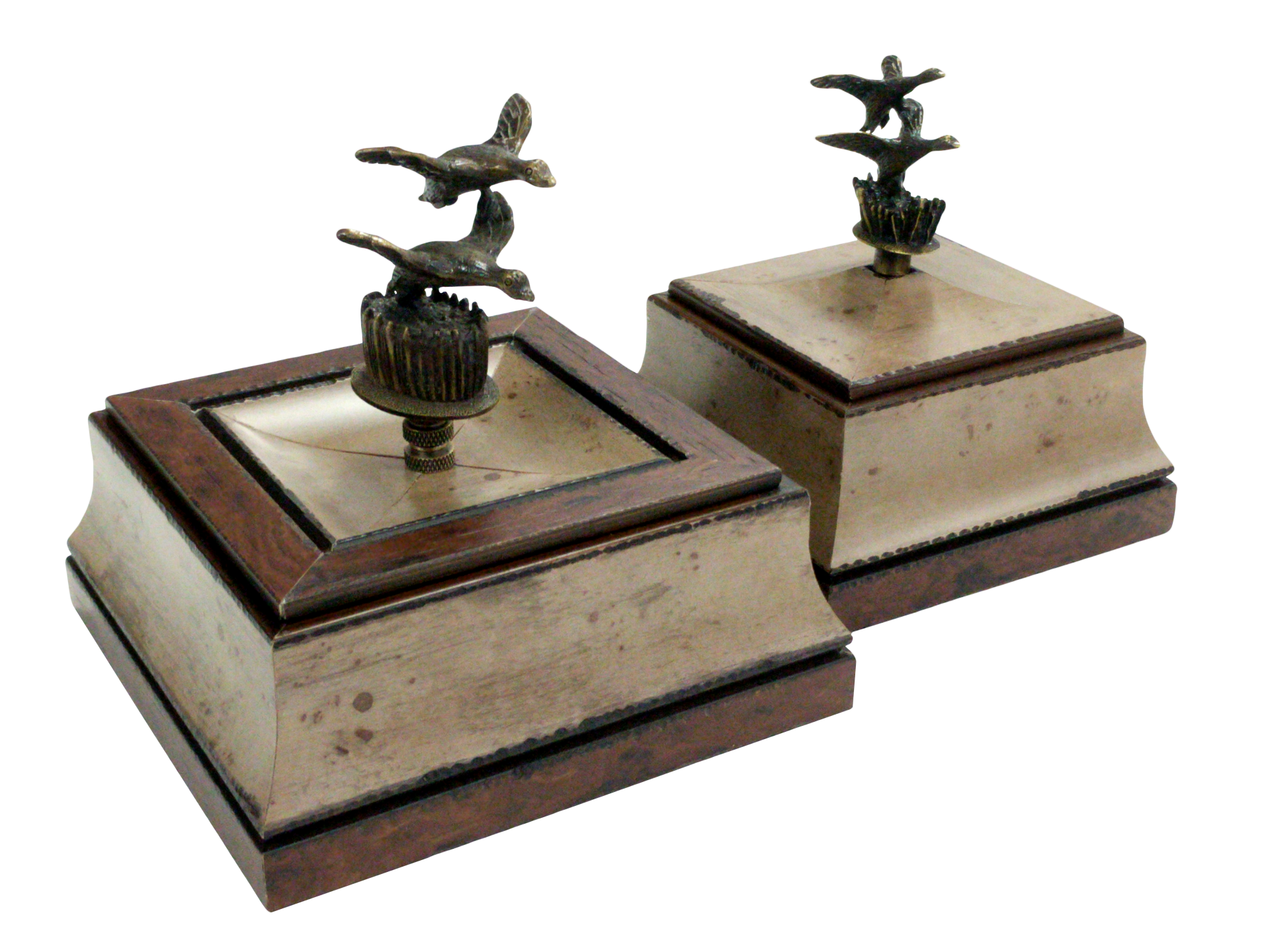 Sportsman - Large with Ducks in Flight by Goat Island Treasure Boxes