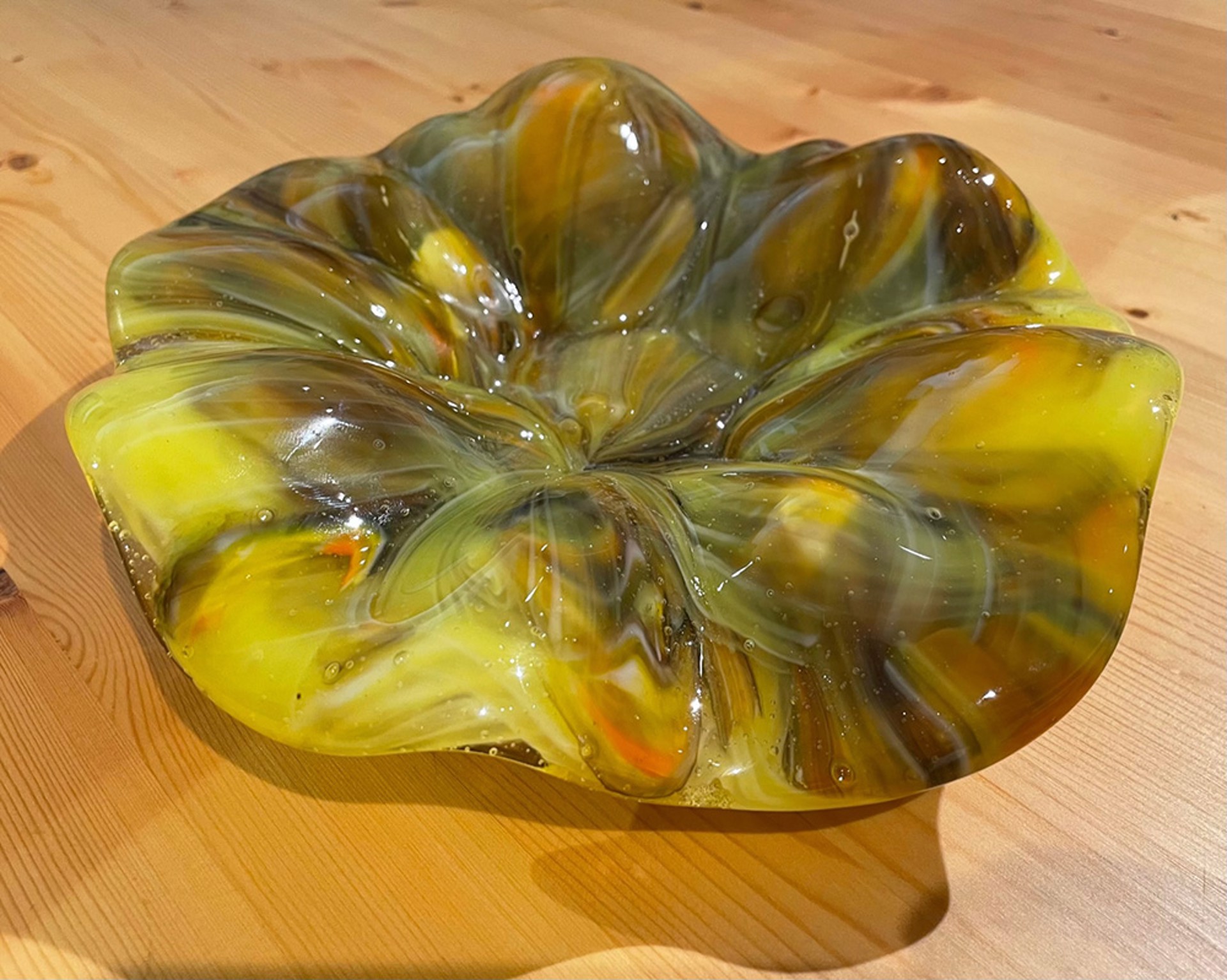 Abstract Flower Ring Dish by Katy Stulc