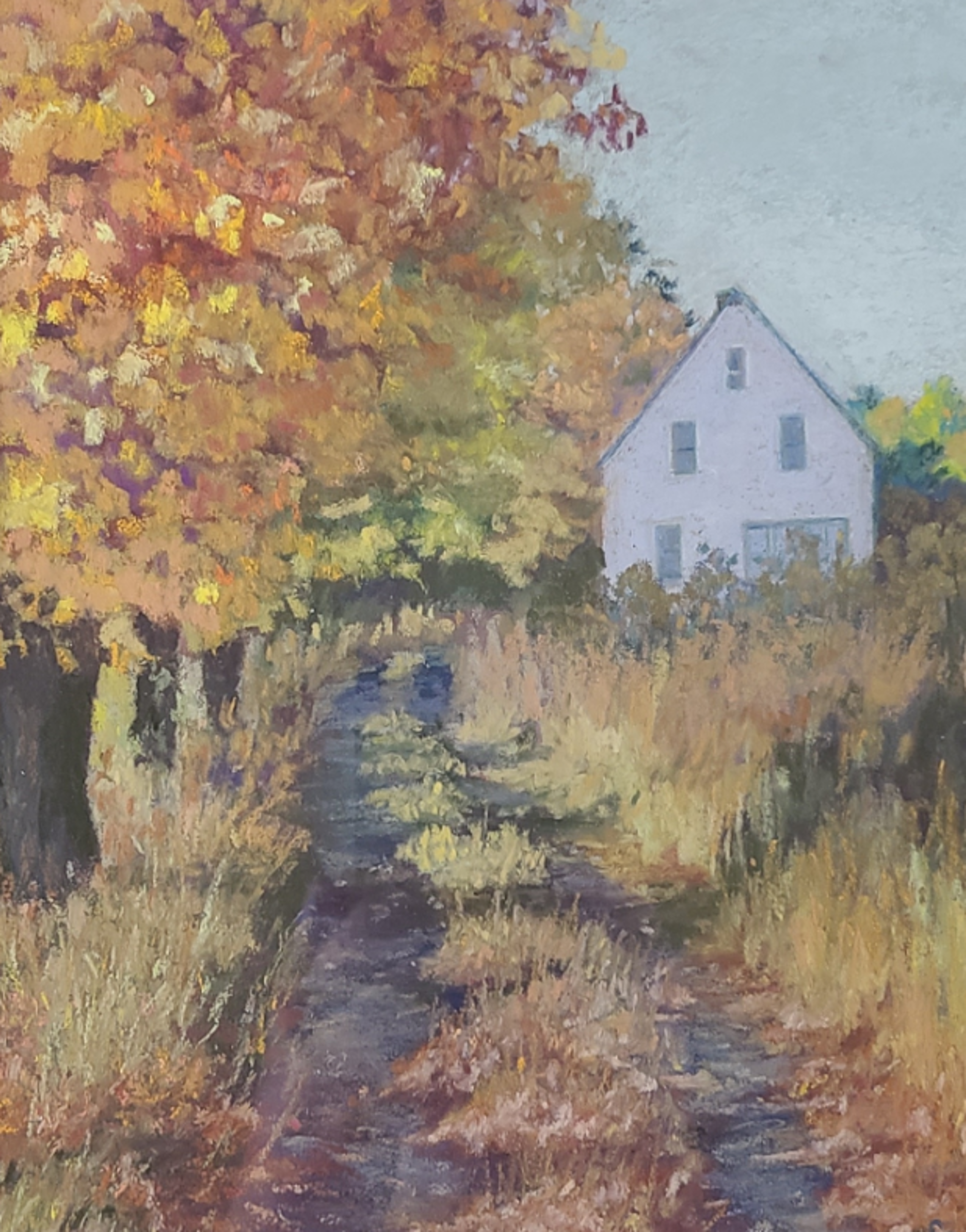 The House at the End of Fall Lane by Fannie Olsen