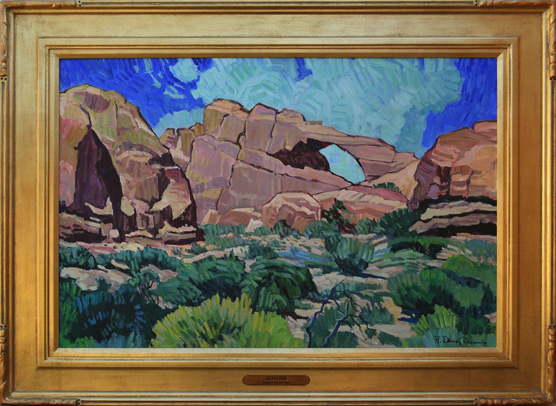Arches National Monument by Robert Daughters (1929-2013)