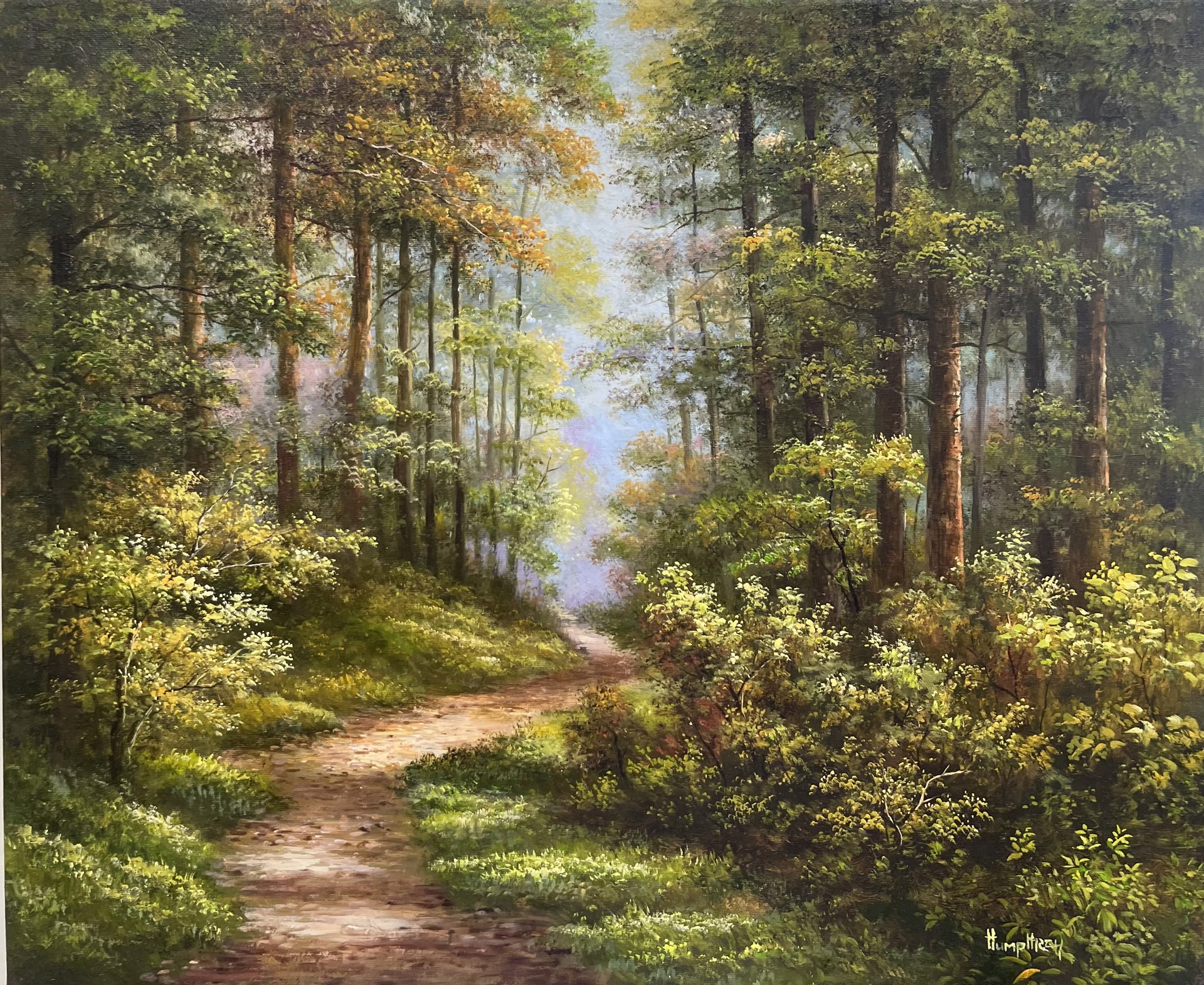 wooded Path by Song Humphrey