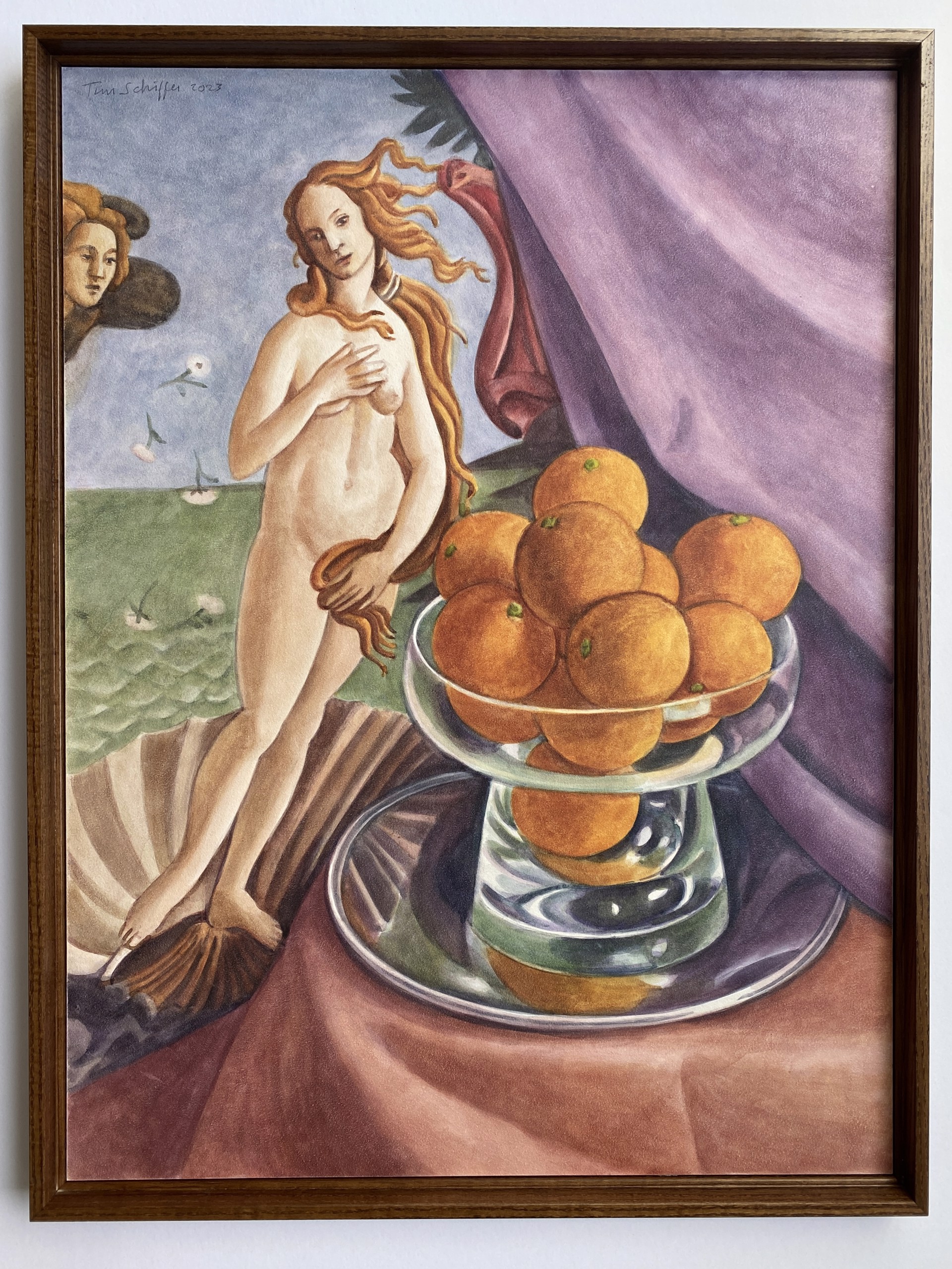 Botticelli Venus with Oranges by Tim Schiffer