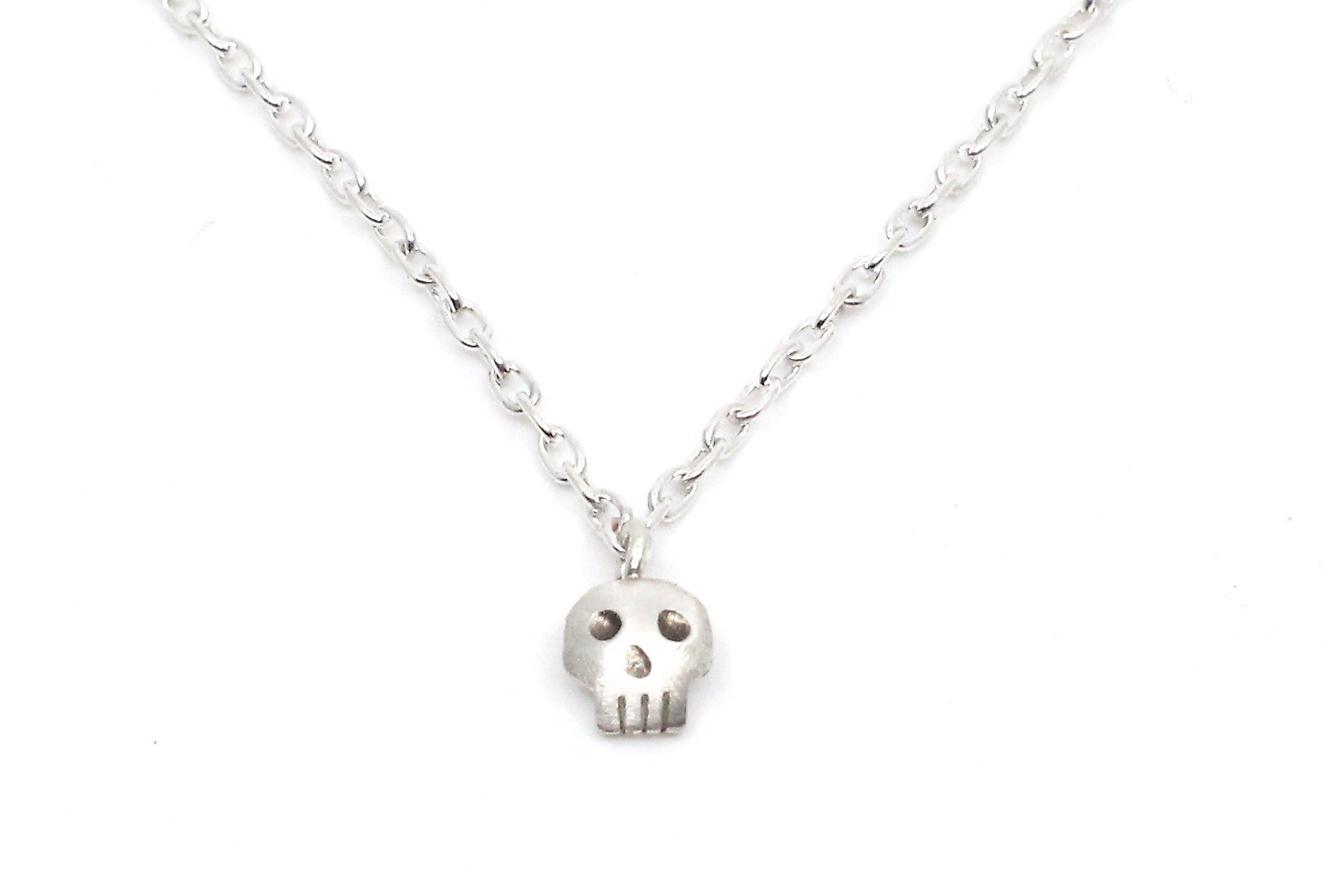 Single Skull Necklace by Susan Elnora