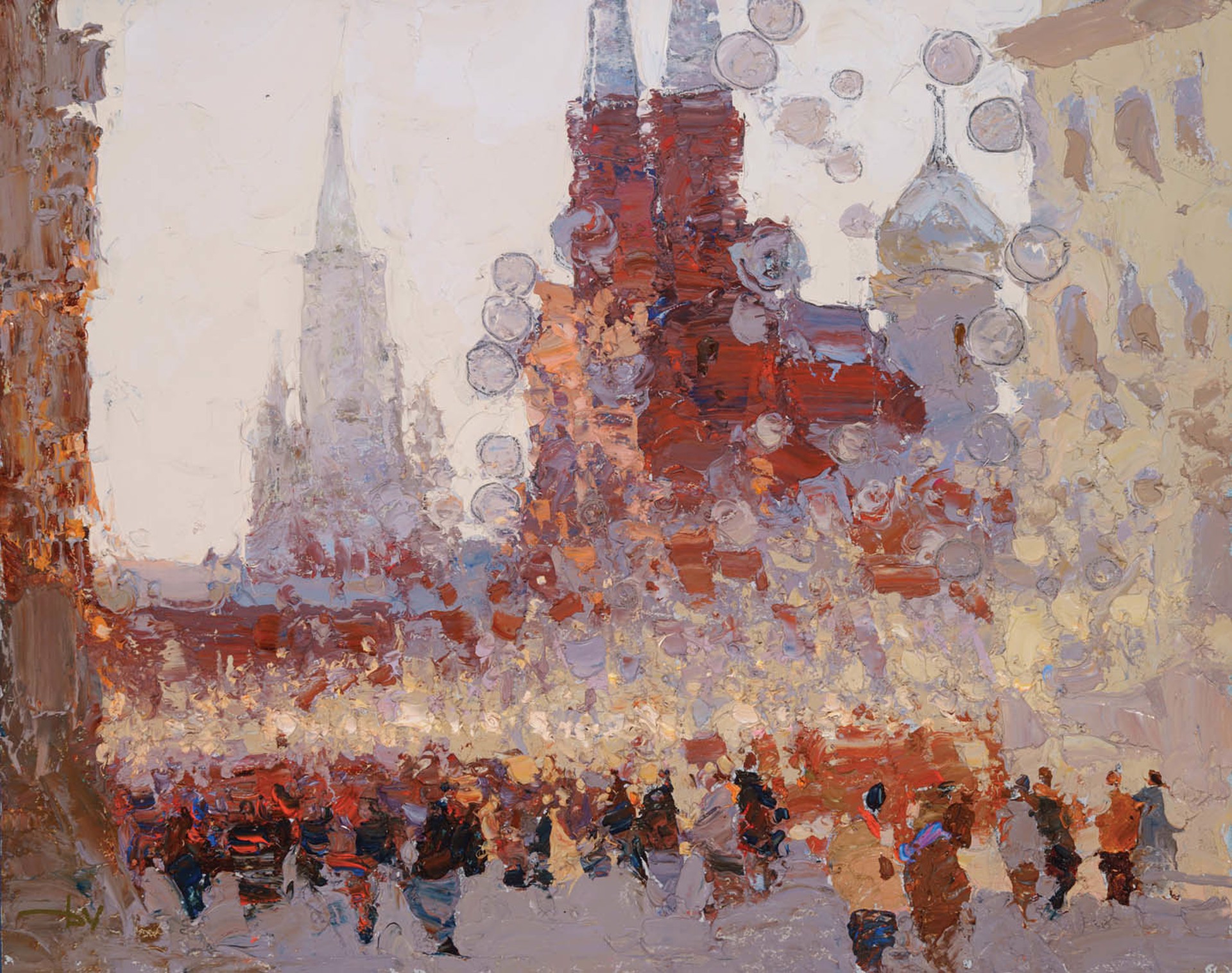 Evening in the Big City by Daniil Volkov | Paul Scott Gallery