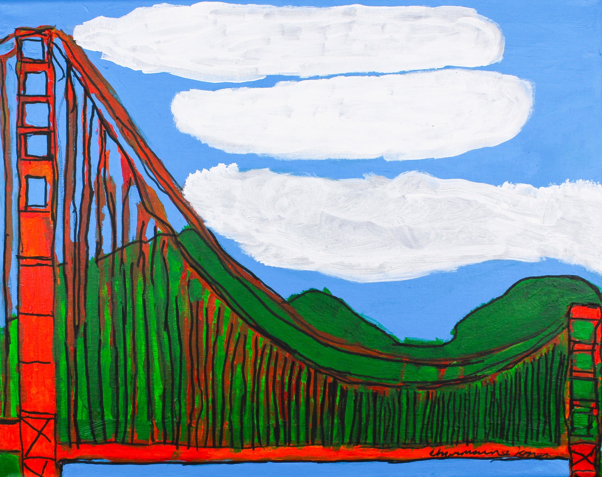 Golden Gate Bridge of San Francisco by Charmaine Jones