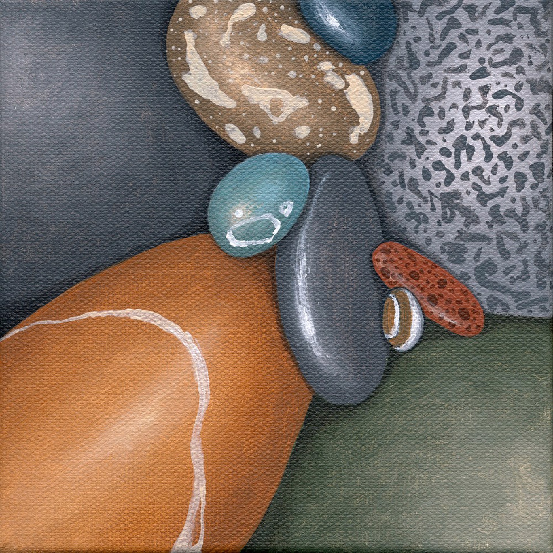 Pebble Painting #624 by Kristina Boardman