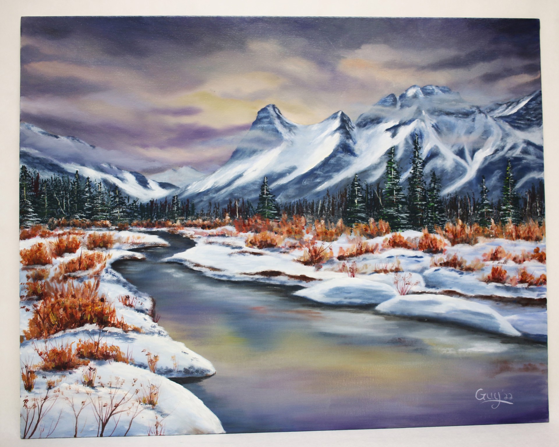 Winter River by Dustin Guy-Harmon