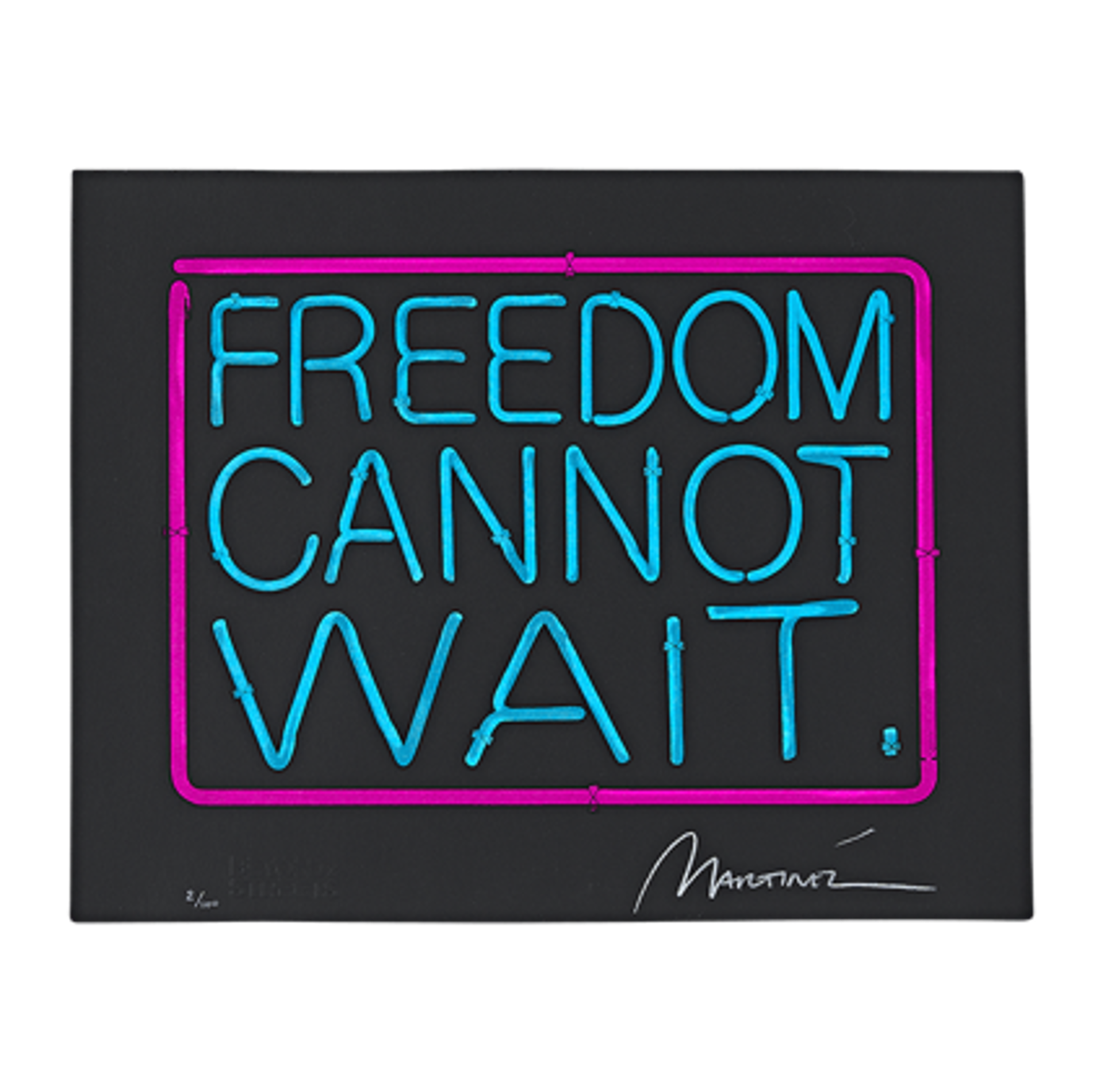 Freedom Cannot Wait (88/100) by Patrick Martinez