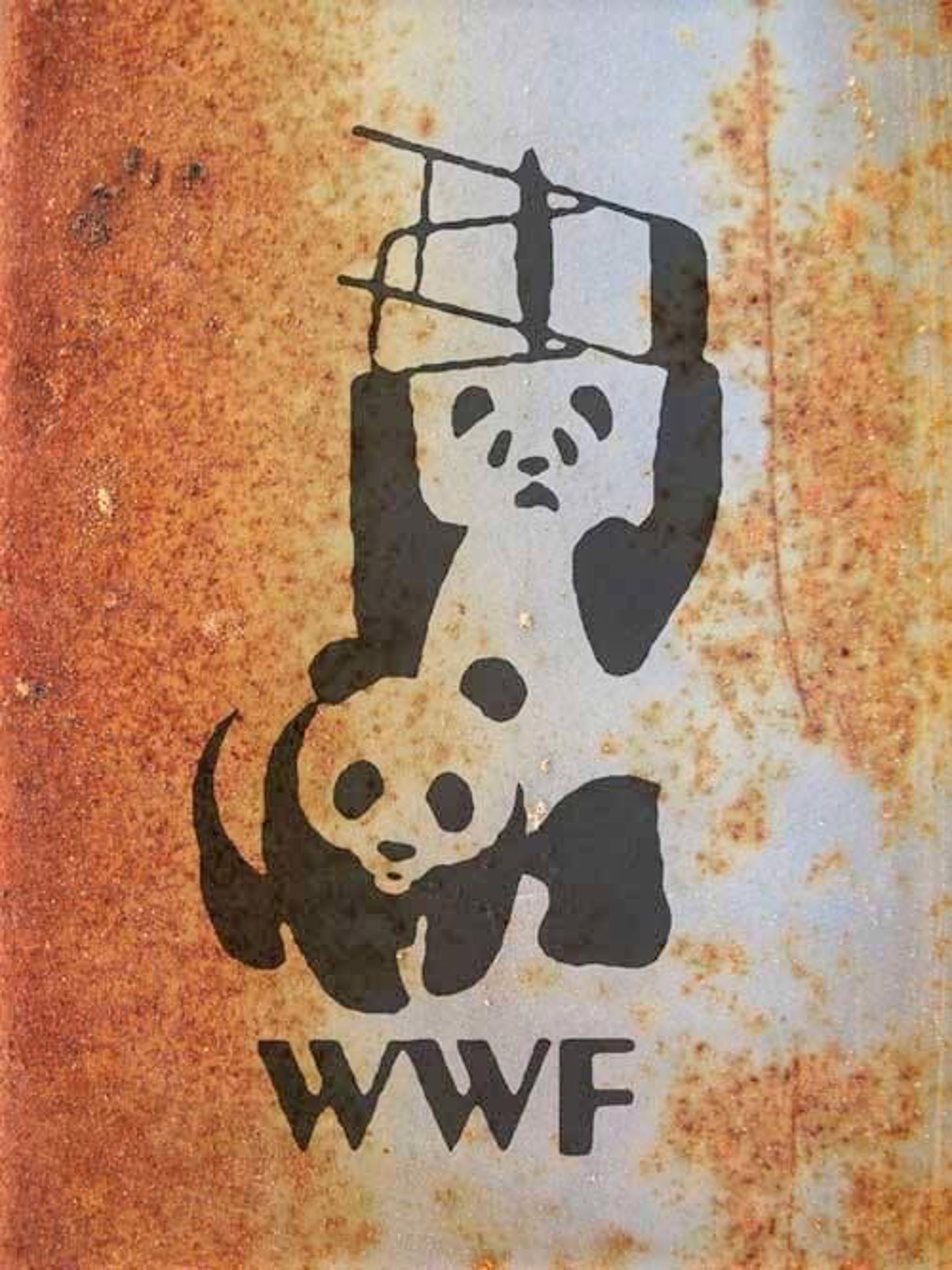 WWF Pandas by Banksy