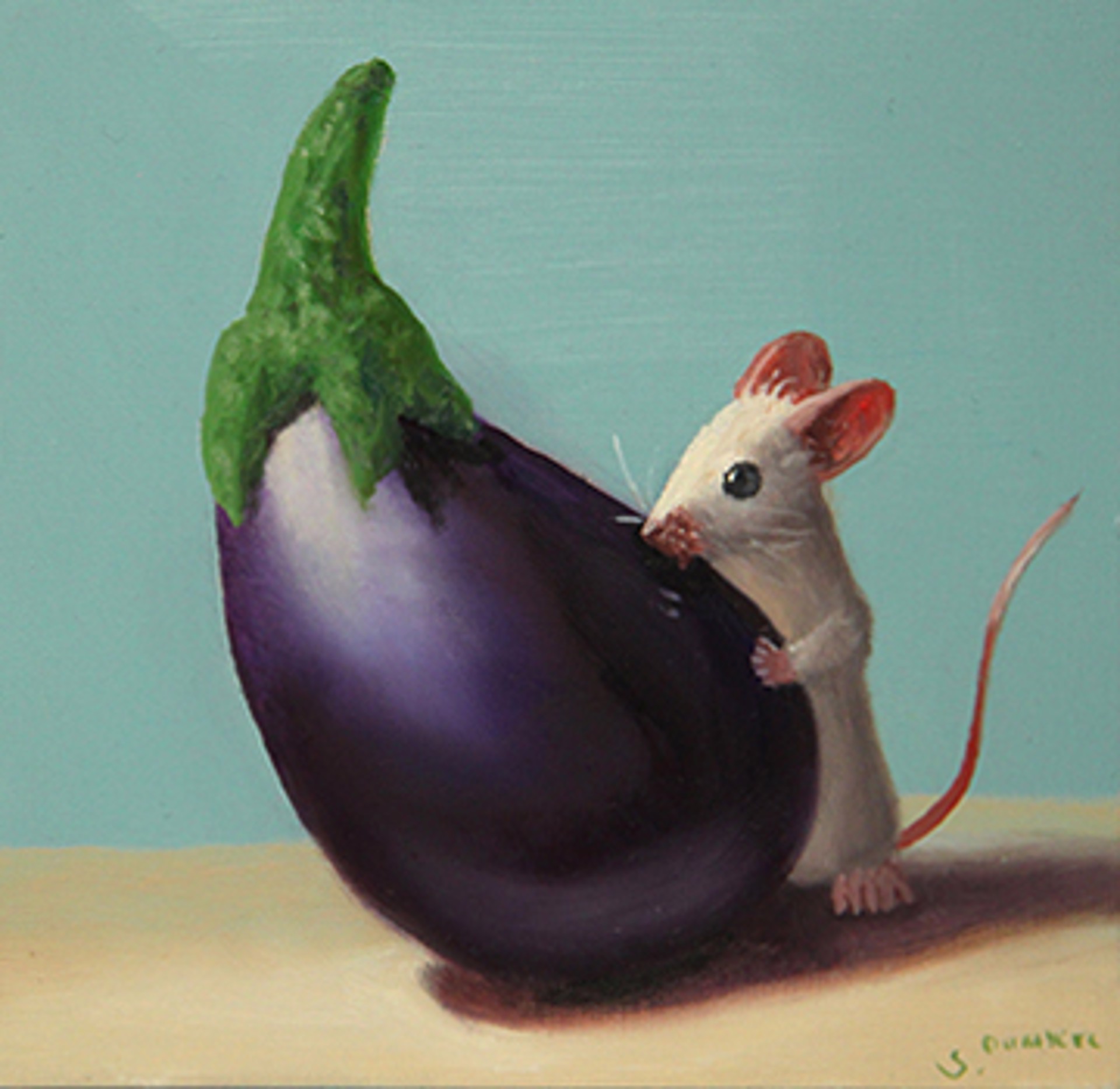 Eggplant Sample by Stuart Dunkel