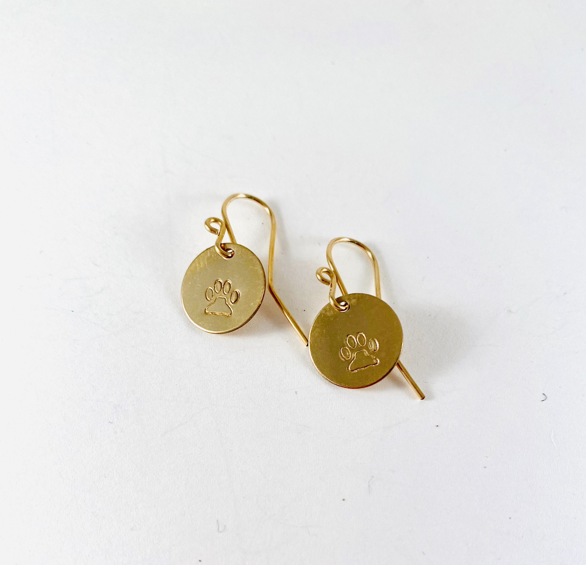 Paw Stamp Earrings by Shelby Lee - jewelry
