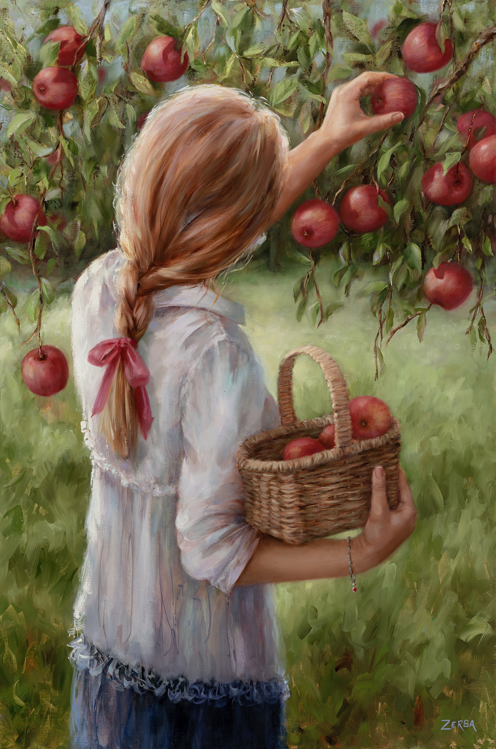 Red Apple Harvest by Lorna Zerba