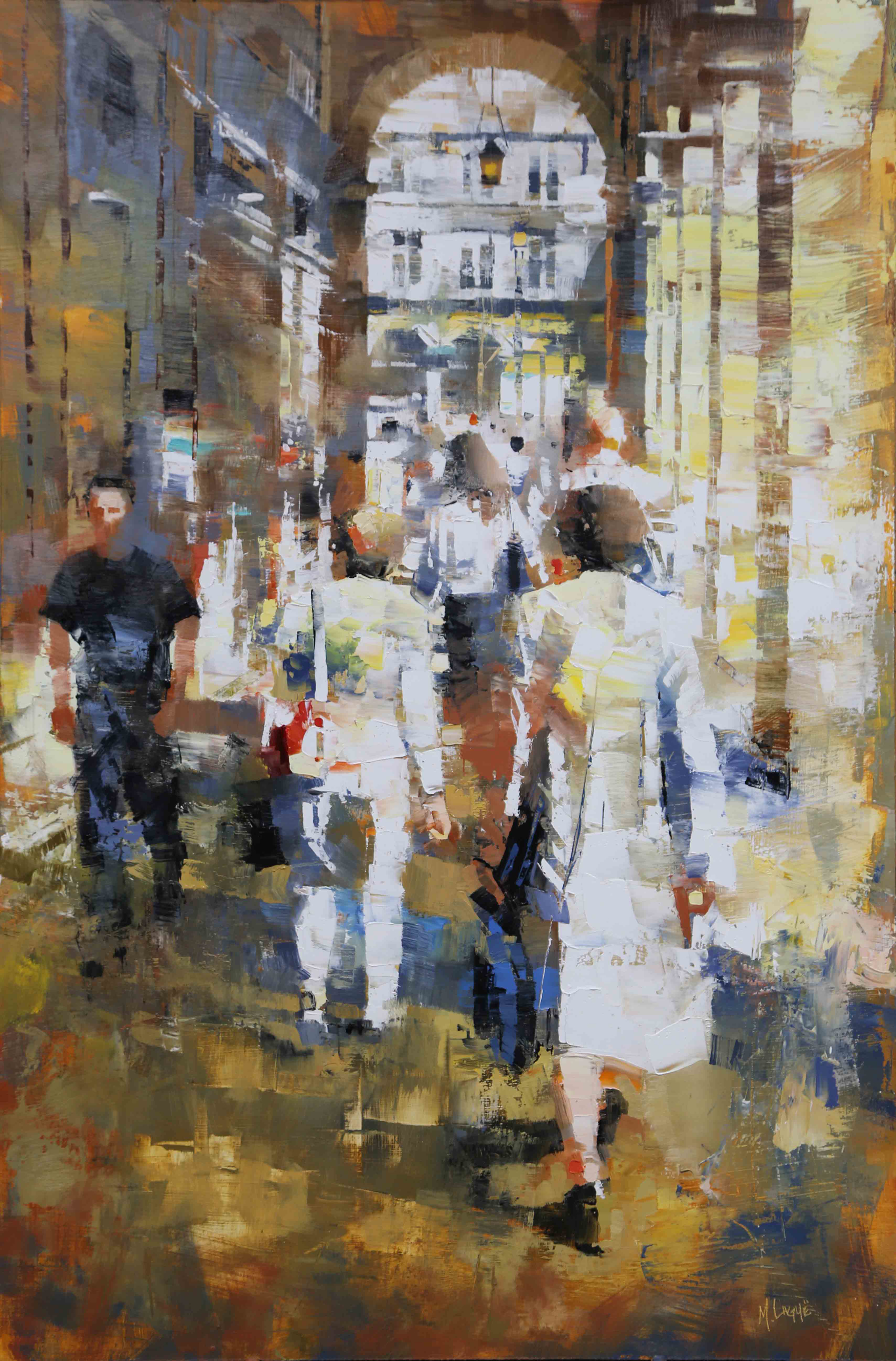 By the Louvre by Mark Lague