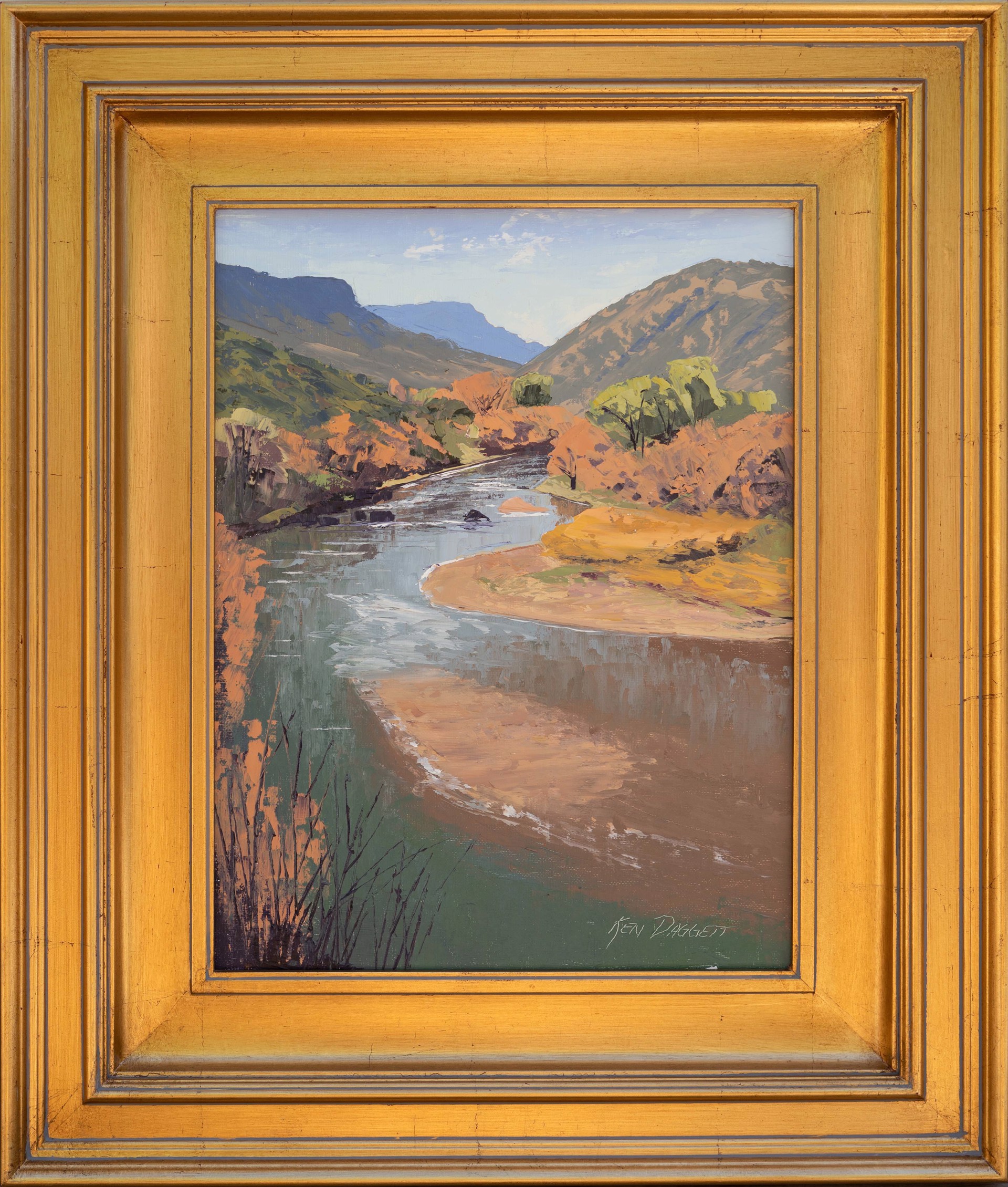 Along the Rio Grande by Ken Daggett