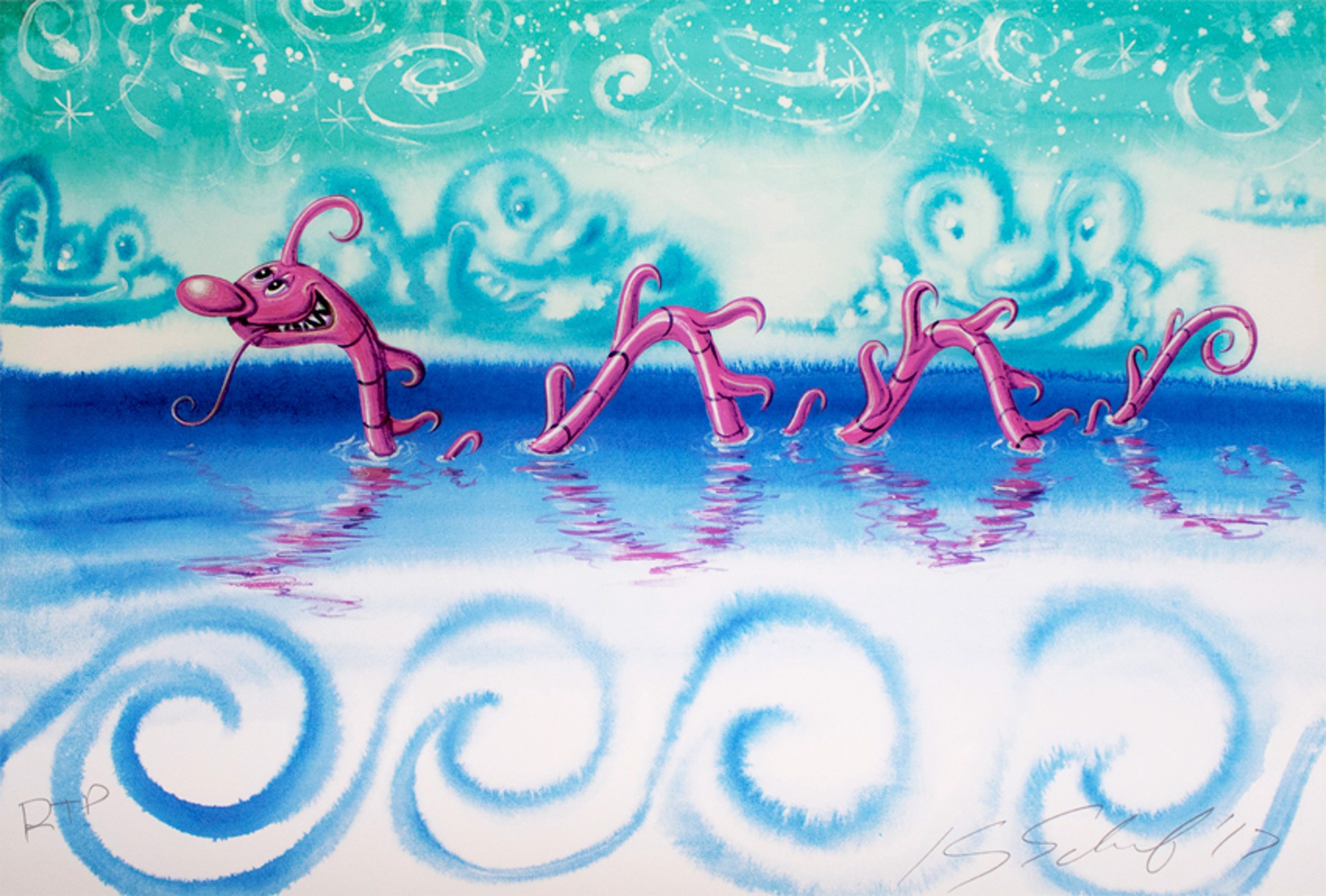 Seeserpent by Kenny Scharf