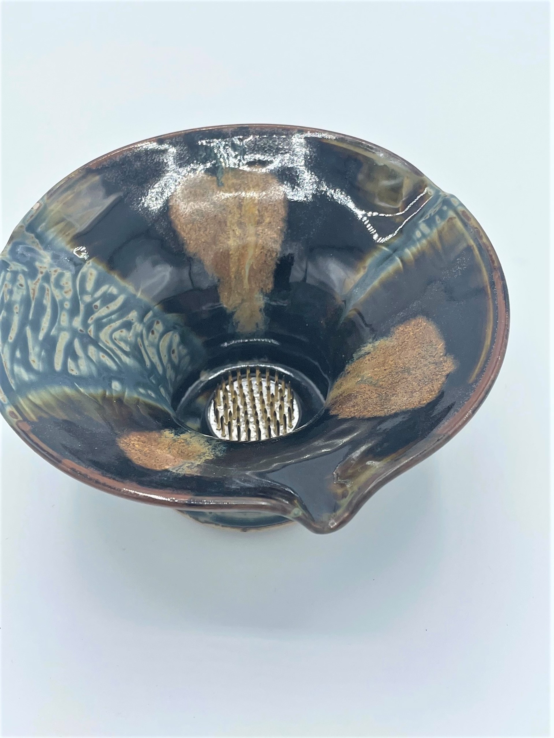 Ikebana Pin Vase 1 by J. Wilson Pottery