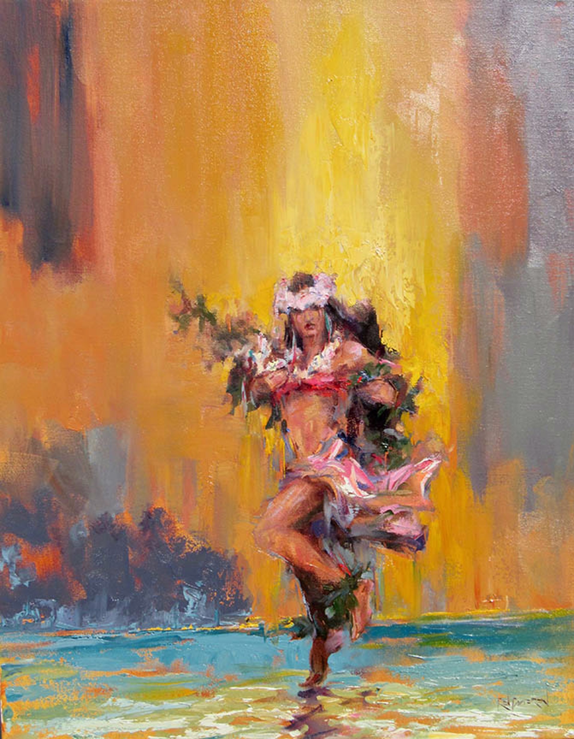 Hula Dancer In Light - Sold by Commission Possibilities / Previously Sold ZX