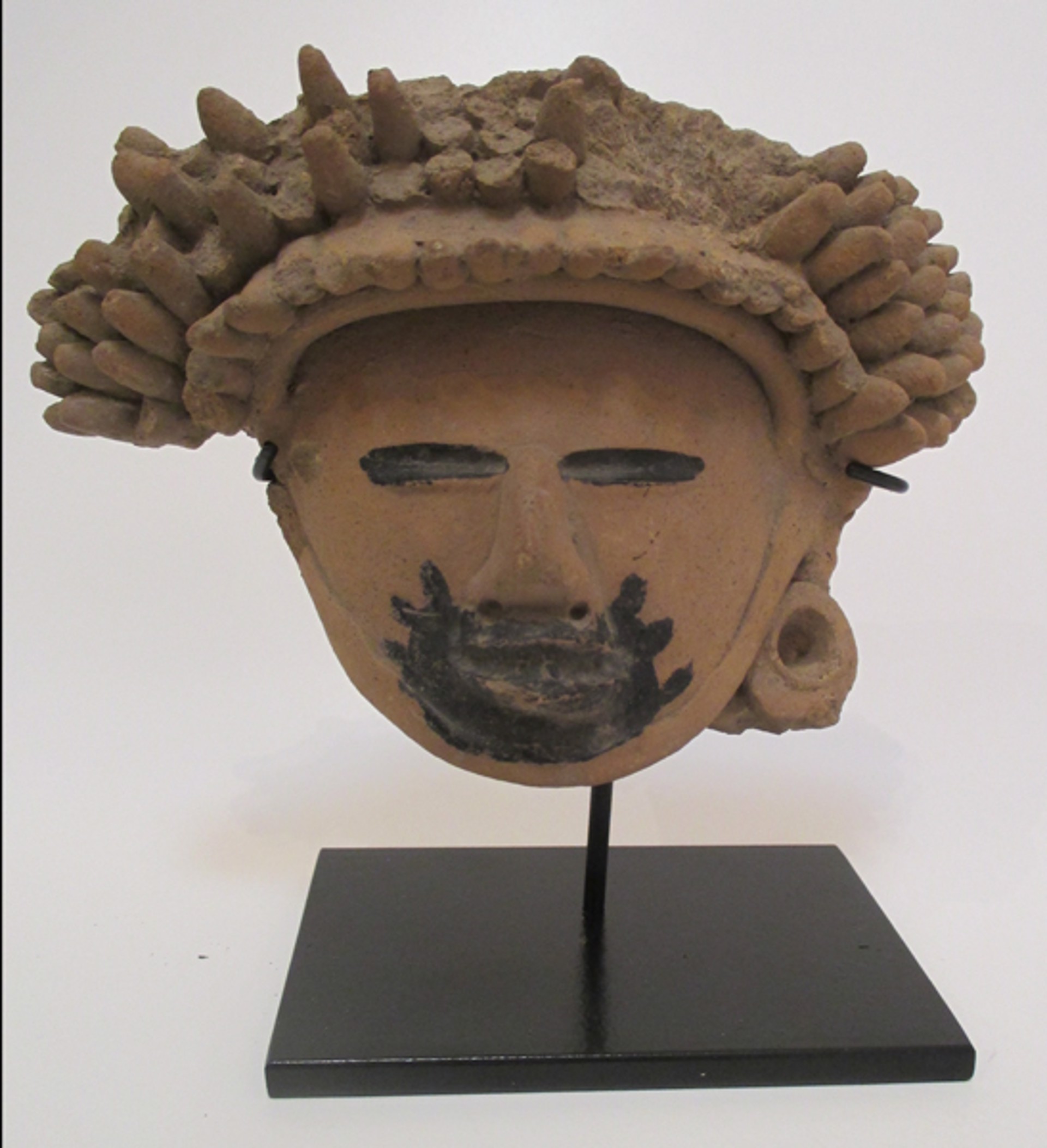 Head Fragment 3 Remojadas, Veracruz by Pre Columbian