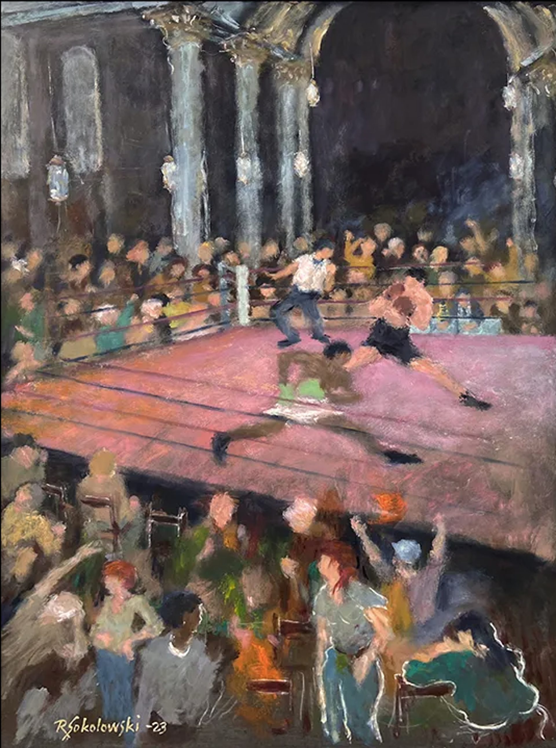 The Boxing Match at the Priory by Ray Sokolowski
