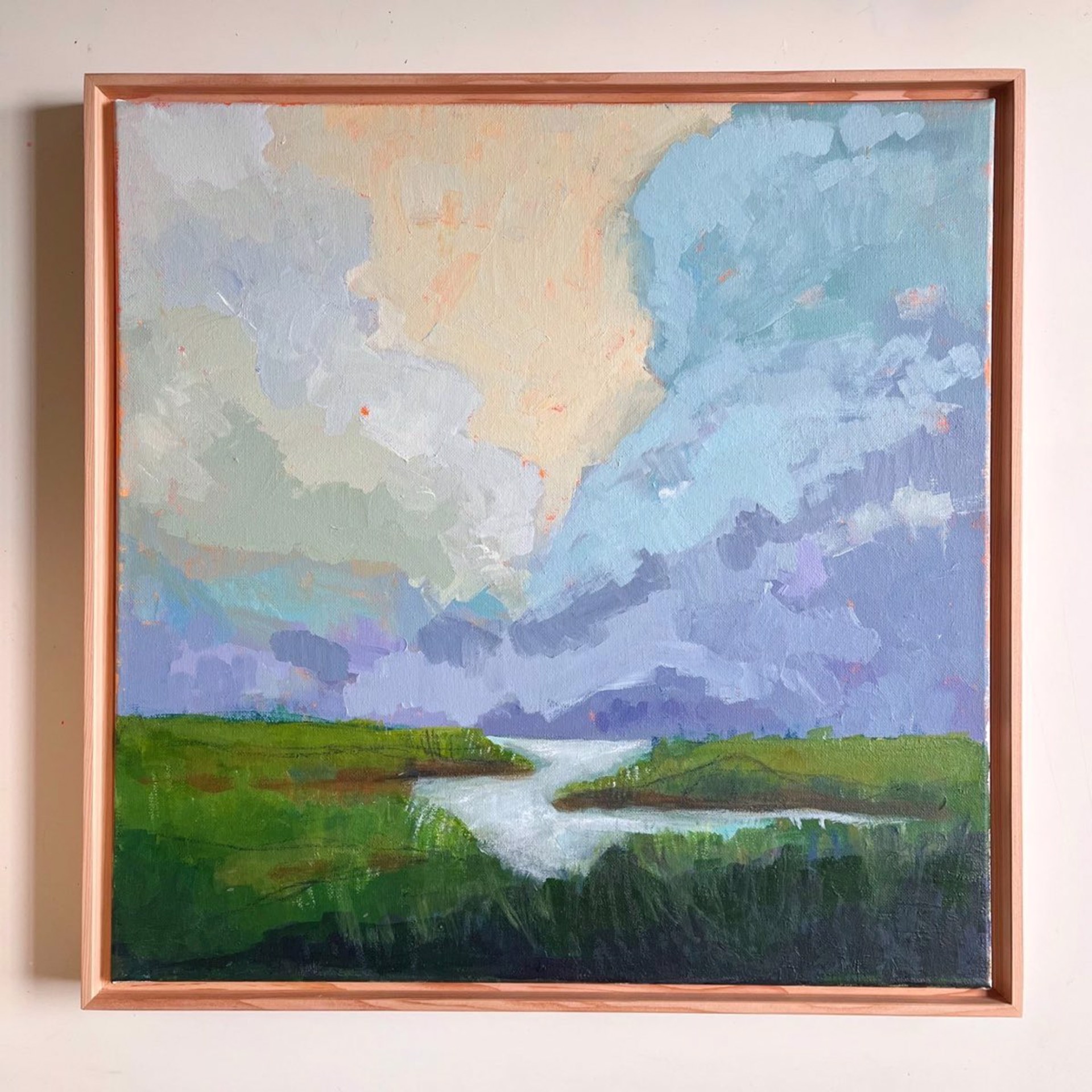 Mobile Bay Delta, framed by Maggie Stickney