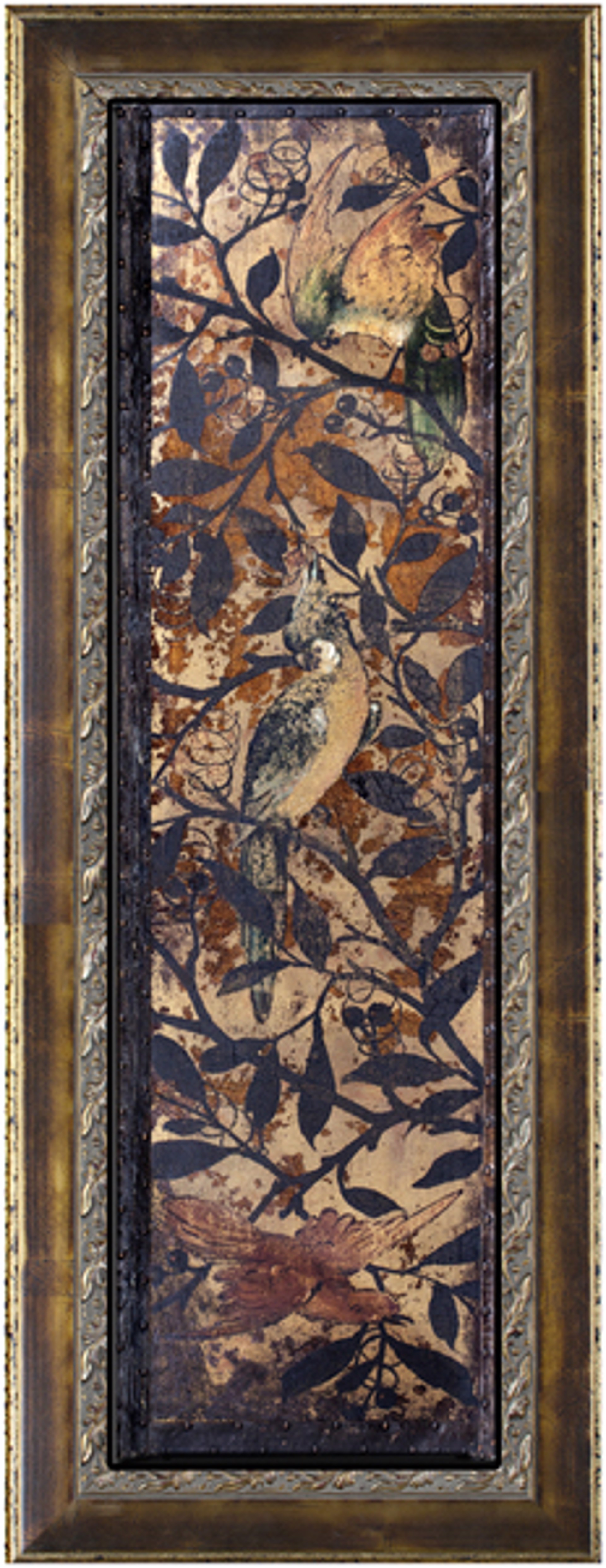 Tropical Birds in Trees Panel I by Chinese