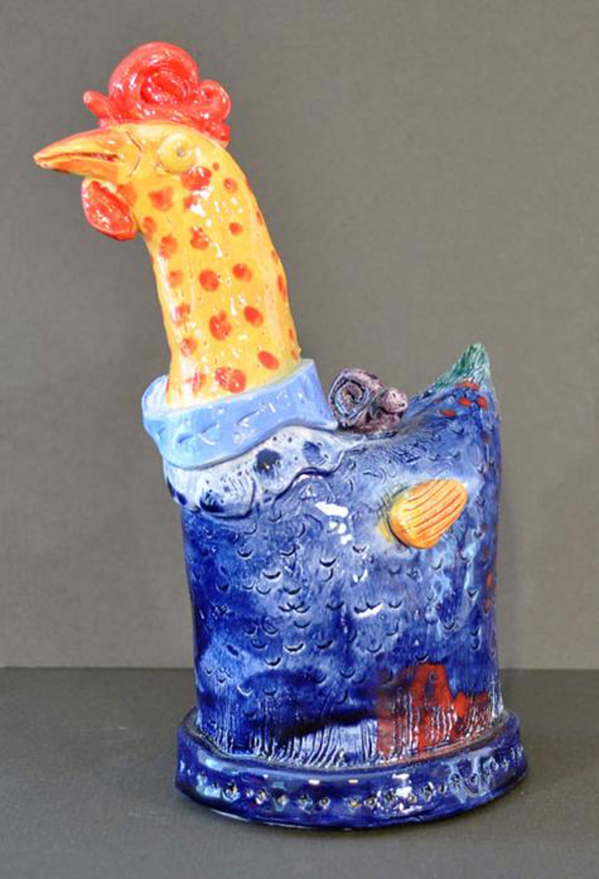 Chicken #5- sculpture by José Ventura
