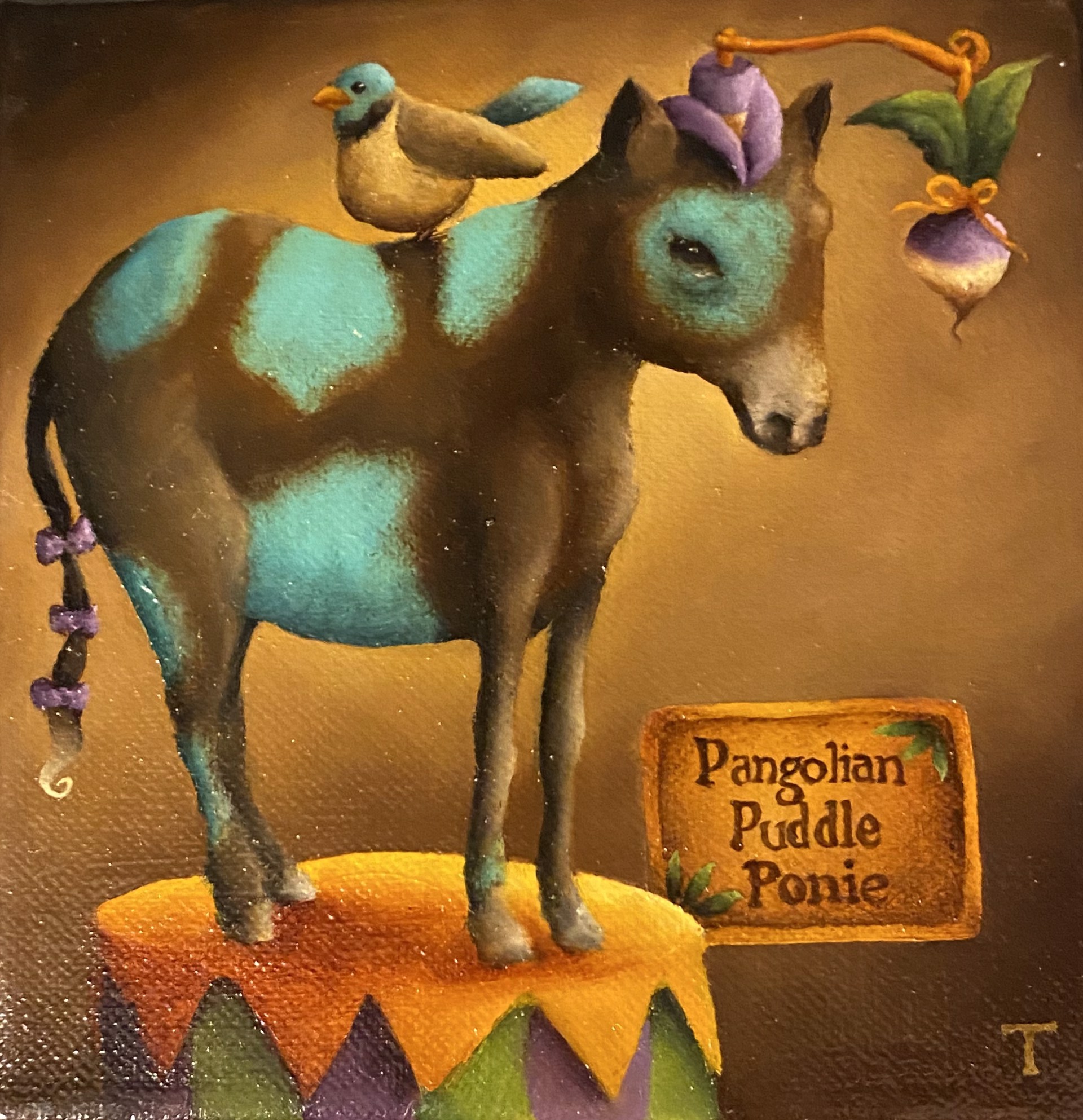 Pangolian Puddle Ponie by Cynthia Tollefsrud