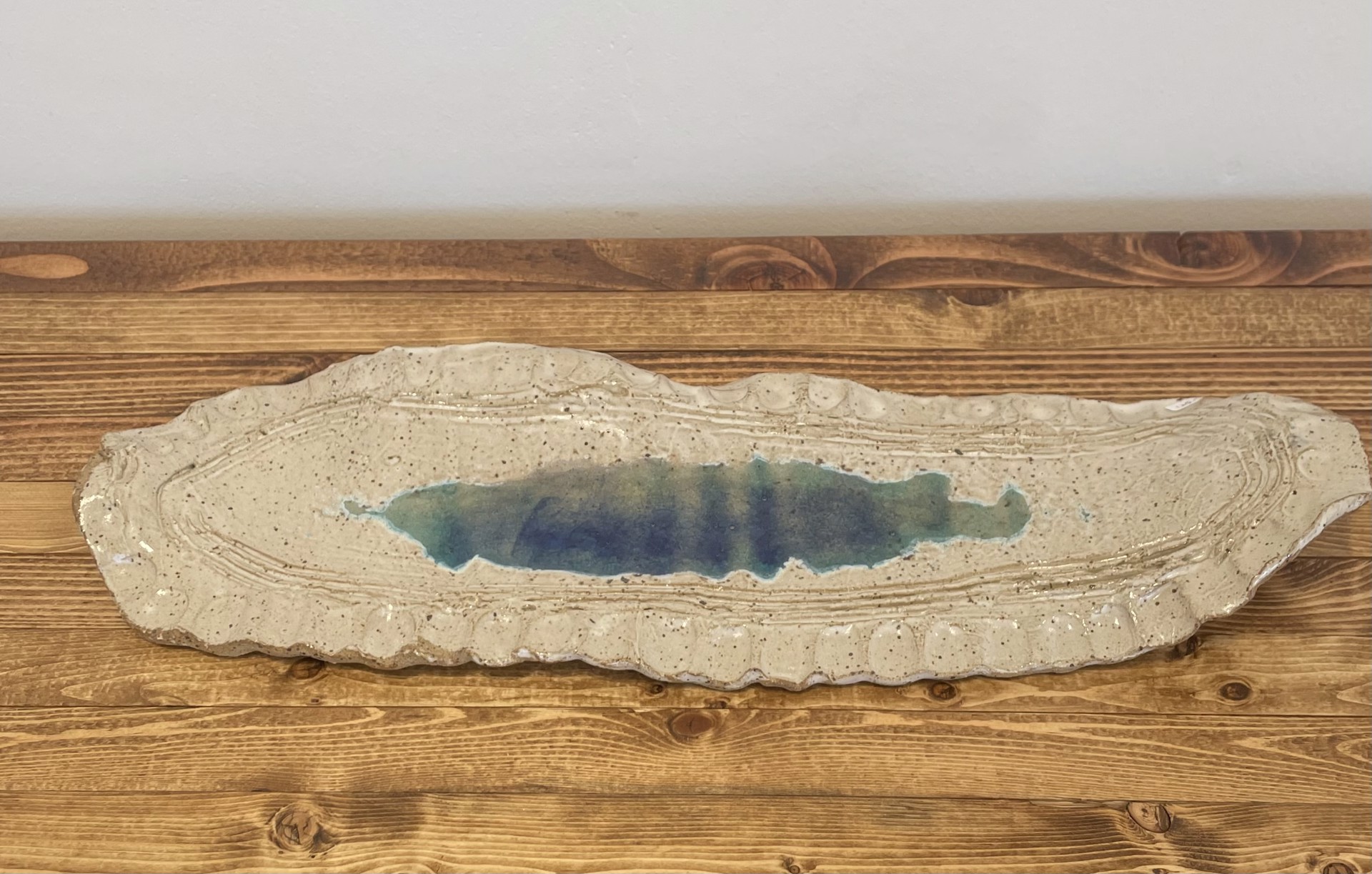 Free Form Cotton with Glass by Satterfield Pottery