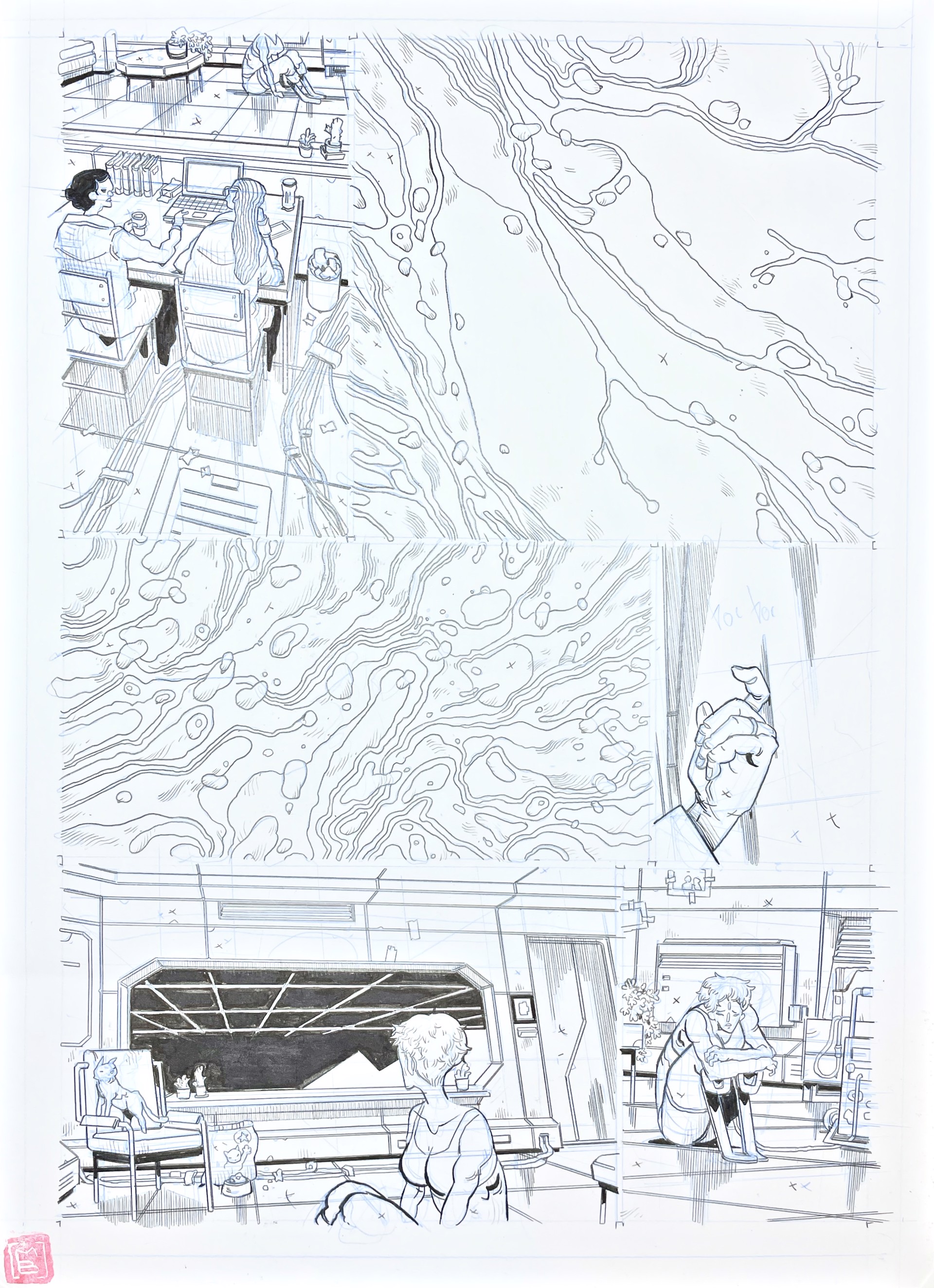 Page #65 (Partial Strip), from Carbone et Silicium by Mathieu Bablet