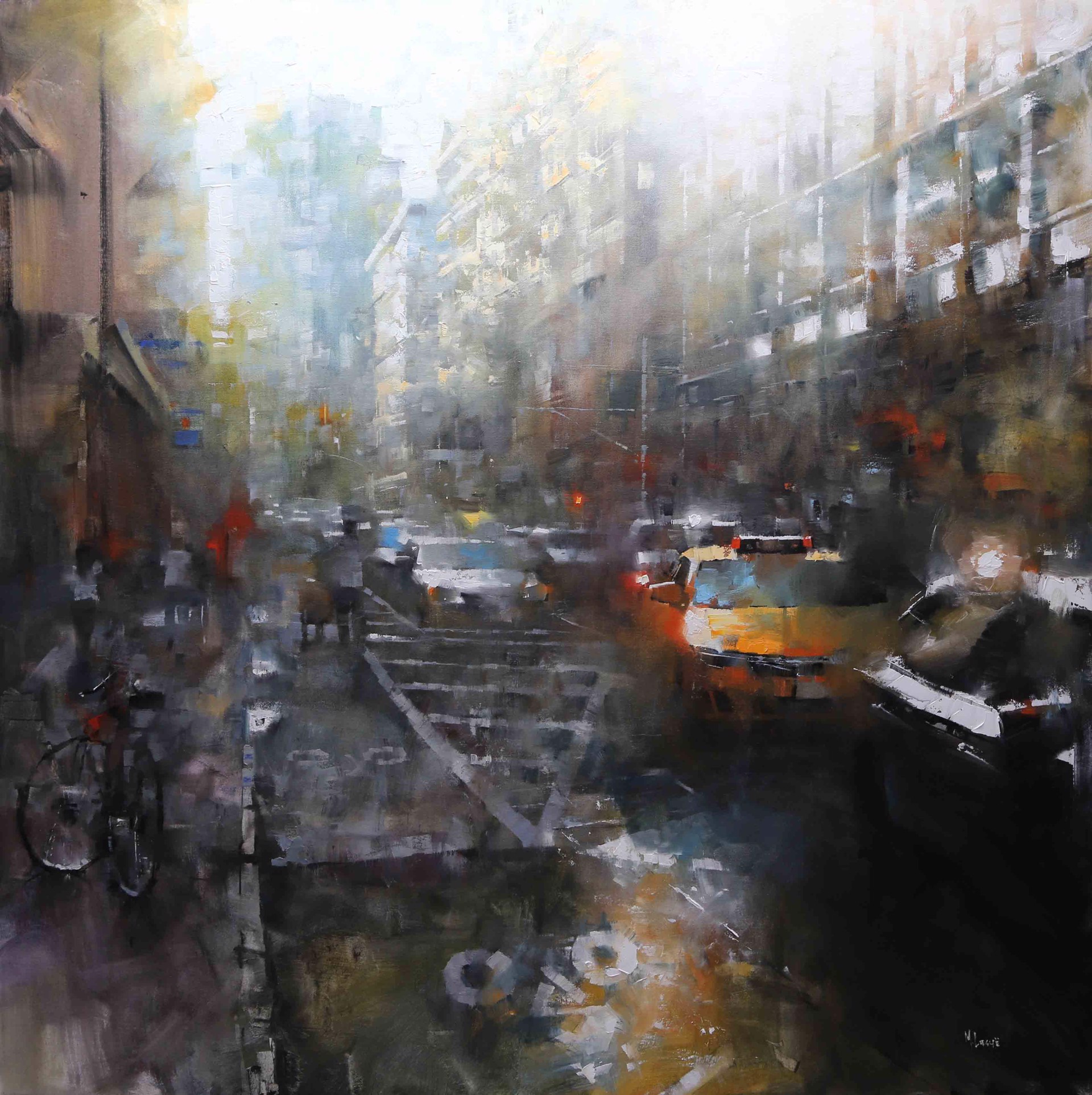 New York Twilight (SOLD) by MARK LAGUE