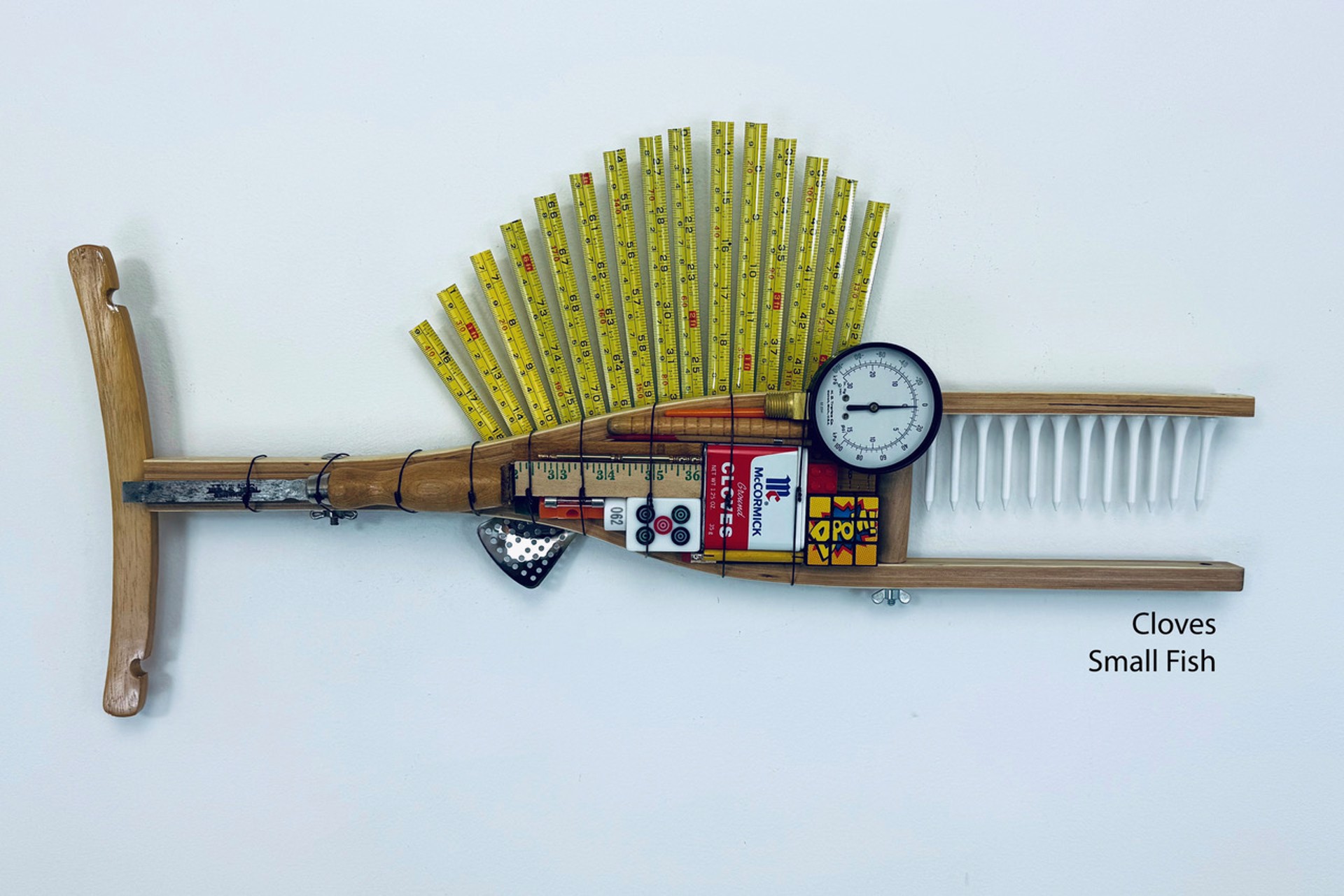 Cloves, Small Fish (yellow tape measure fin) by Stephen Palmer