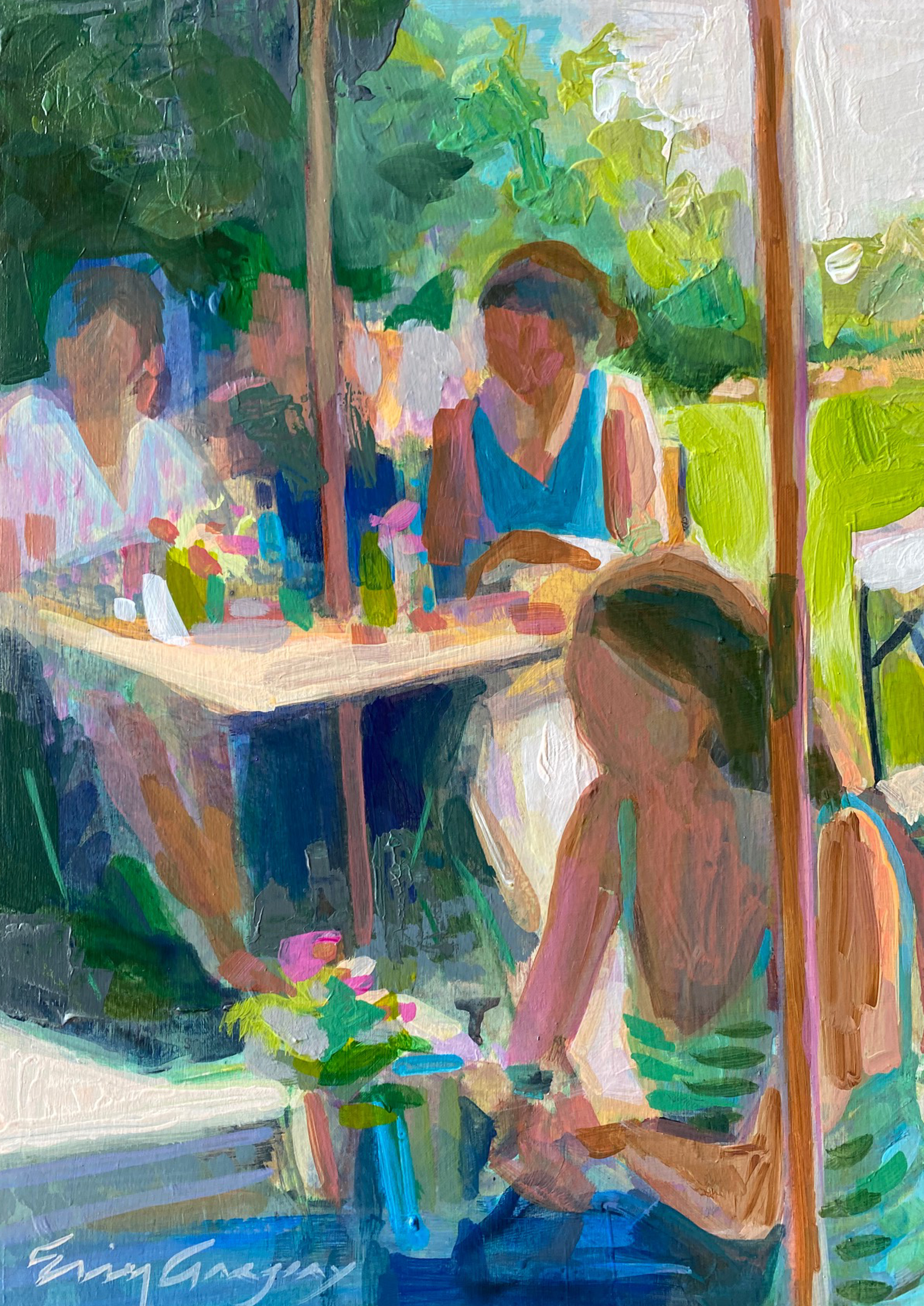 Lunch with Friends 3 by Erin Gregory