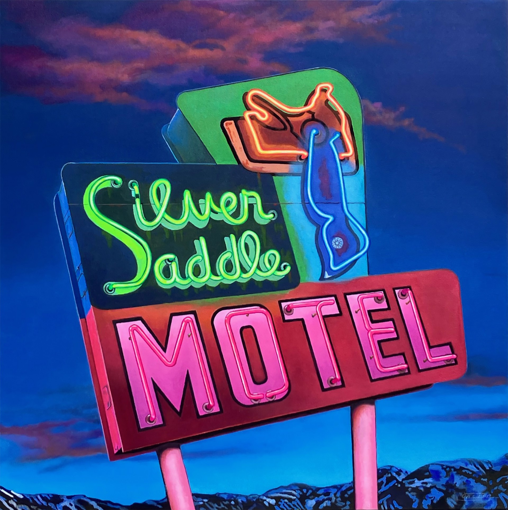 Silver Saddle by Bruce Cascia