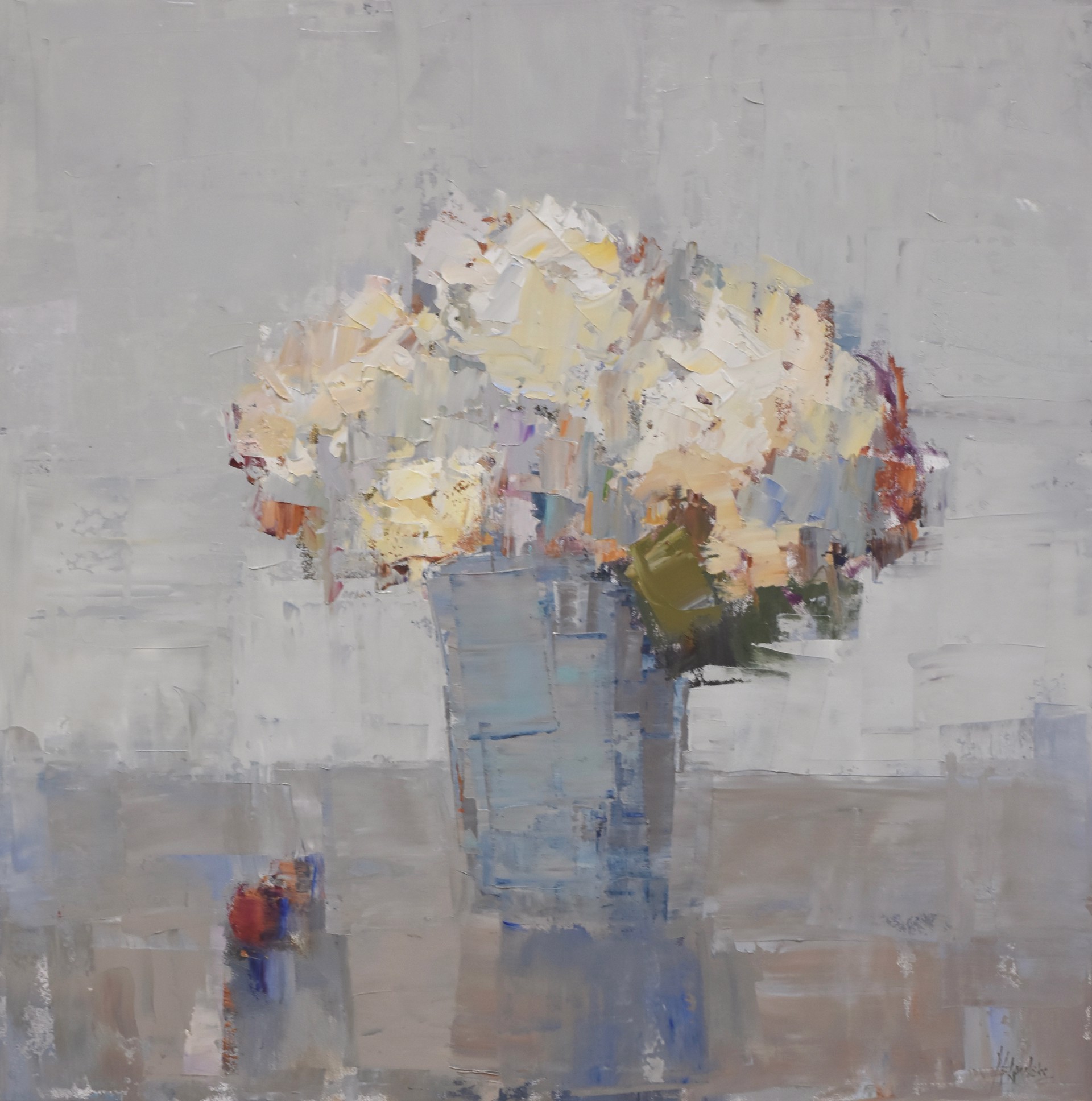 Blue Vase by Barbara Flowers