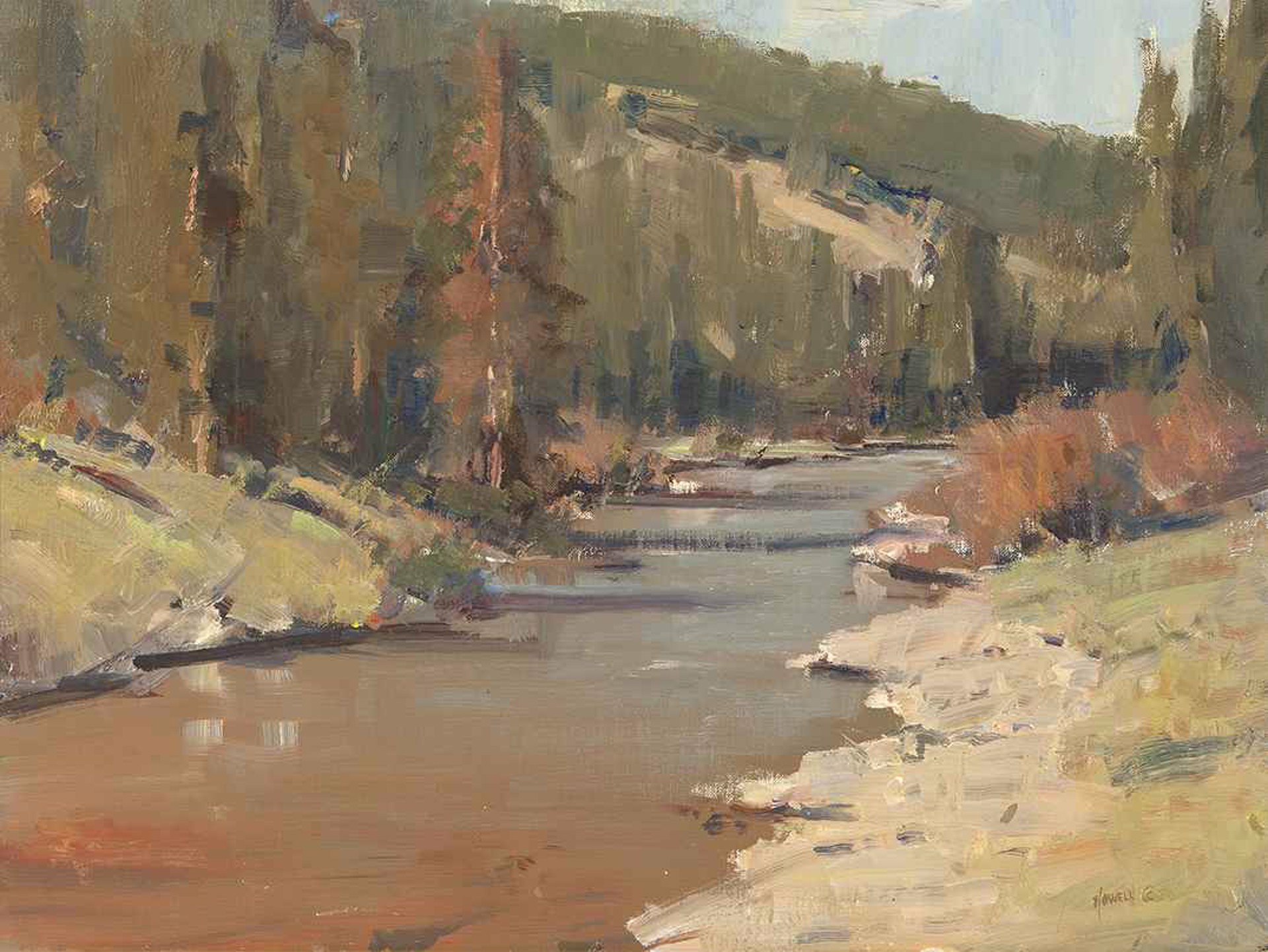 Untitled (Fall Los Pinos River) by Rick Howell