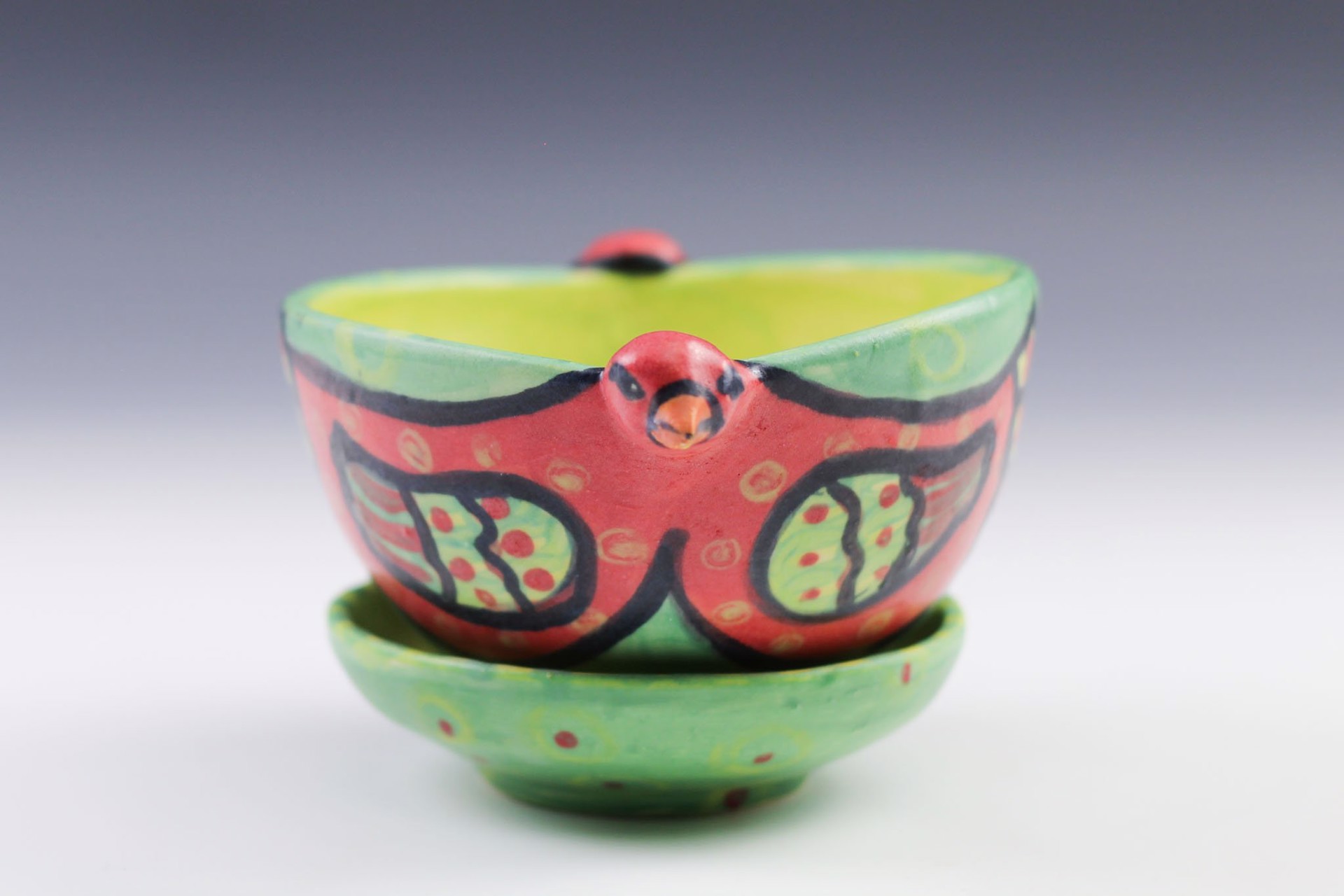 Bird Berry Bowl by Wendy Olson
