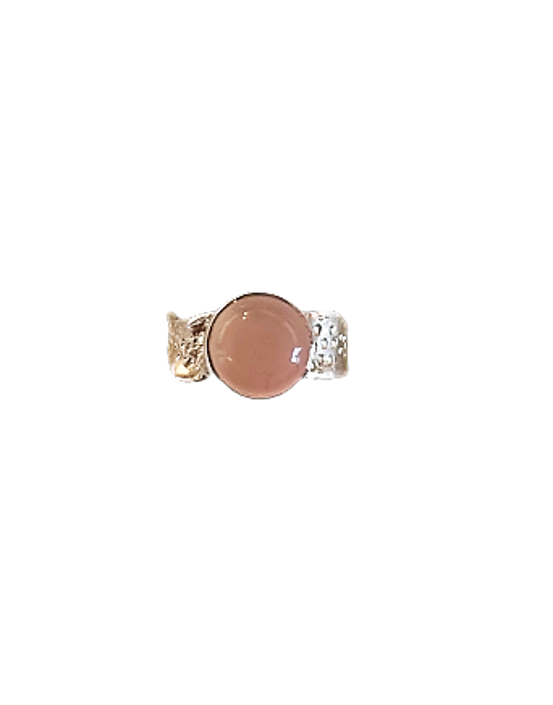 Ripple Ring - Pink Chalcedony by Kristen Baird