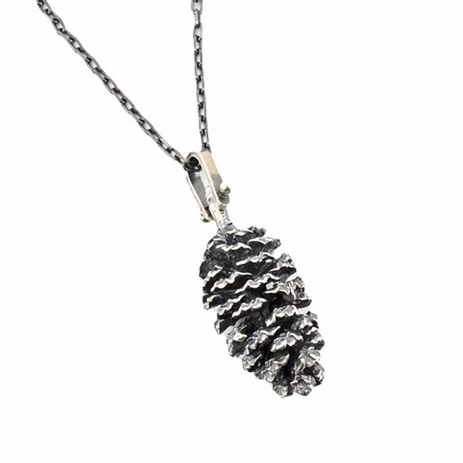 Alder Cone Hinged Pendant by April Ottey