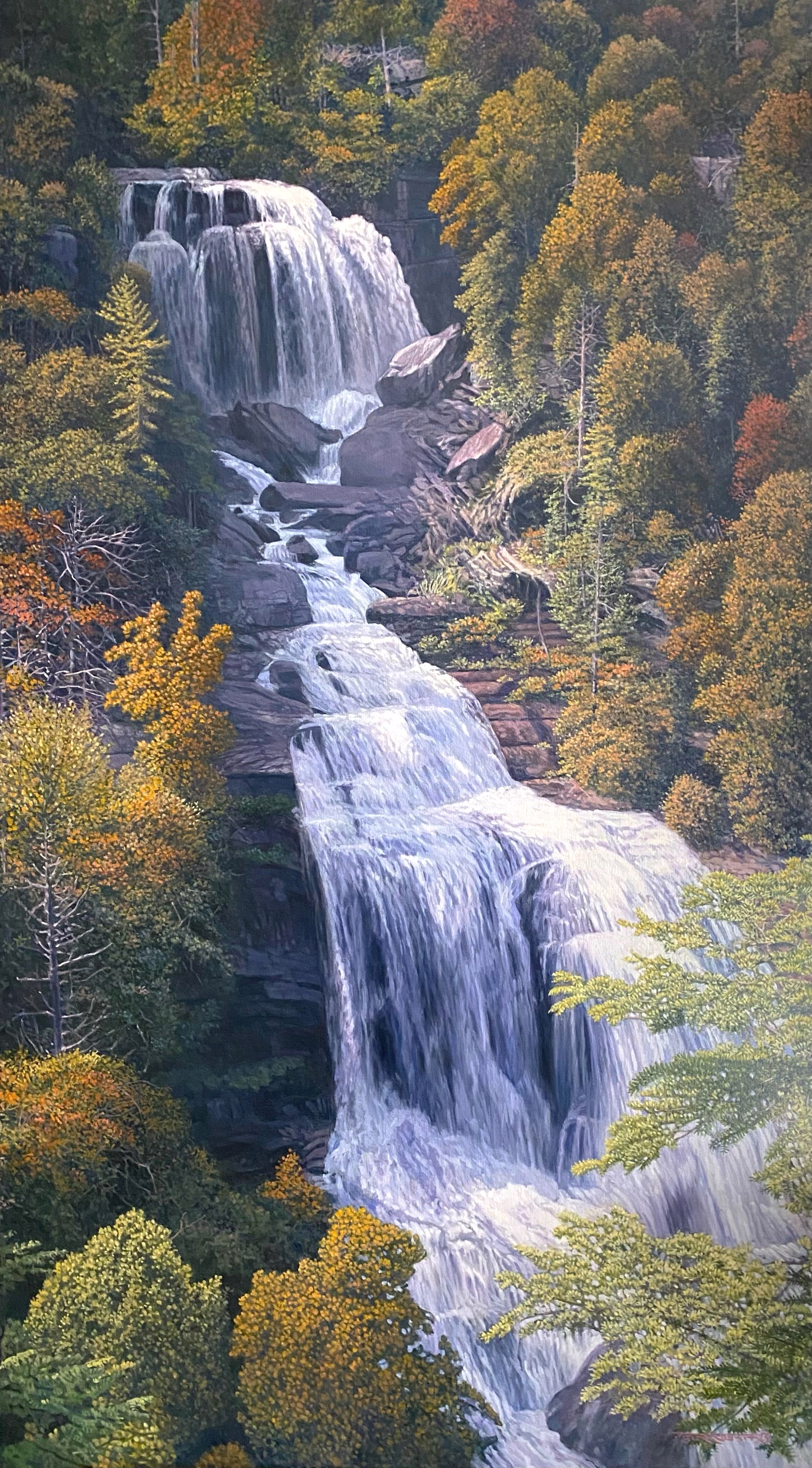 Whitewater Falls by Peter Krobath