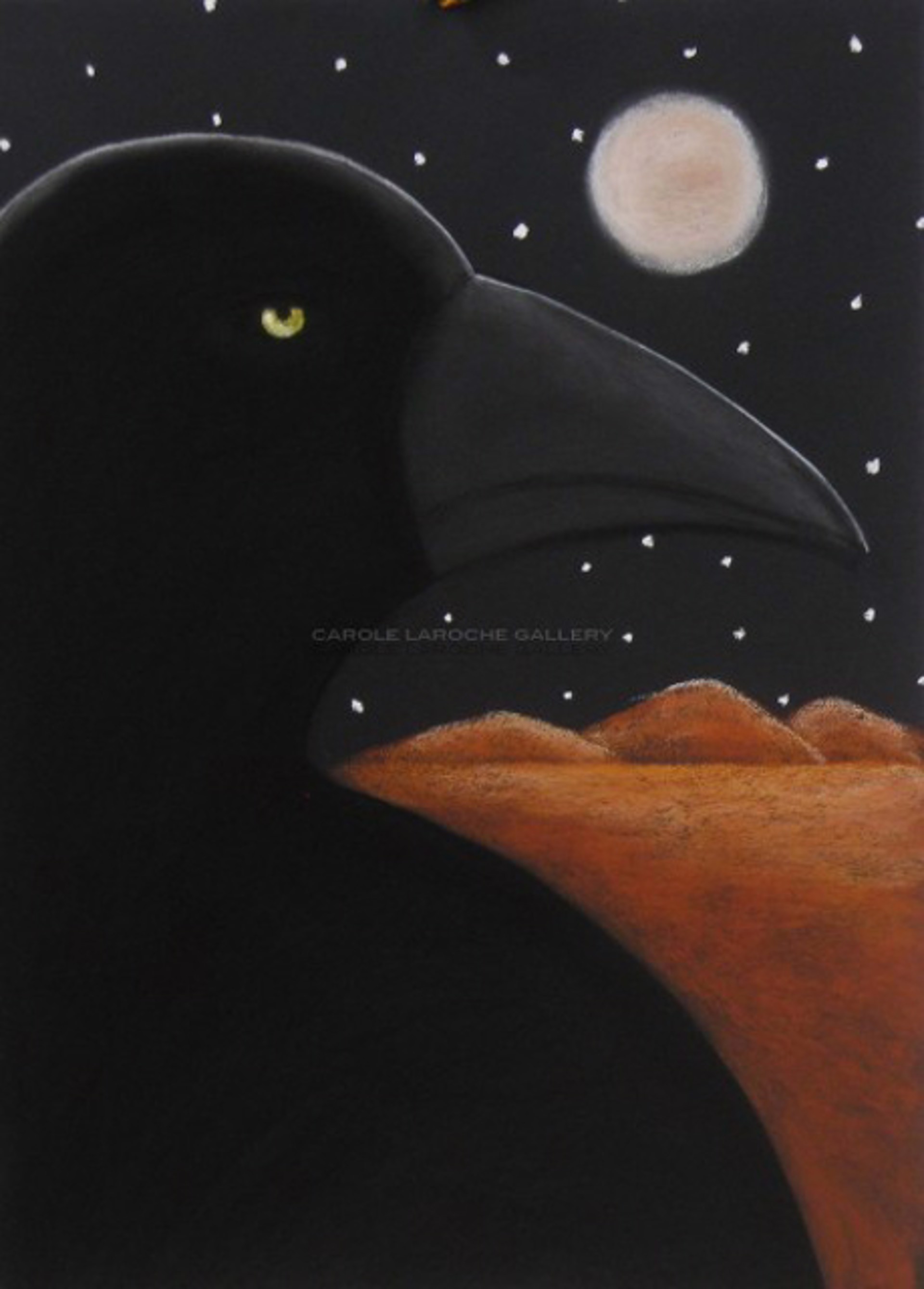 Midnight Raven 6/100 by Carole LaRoche