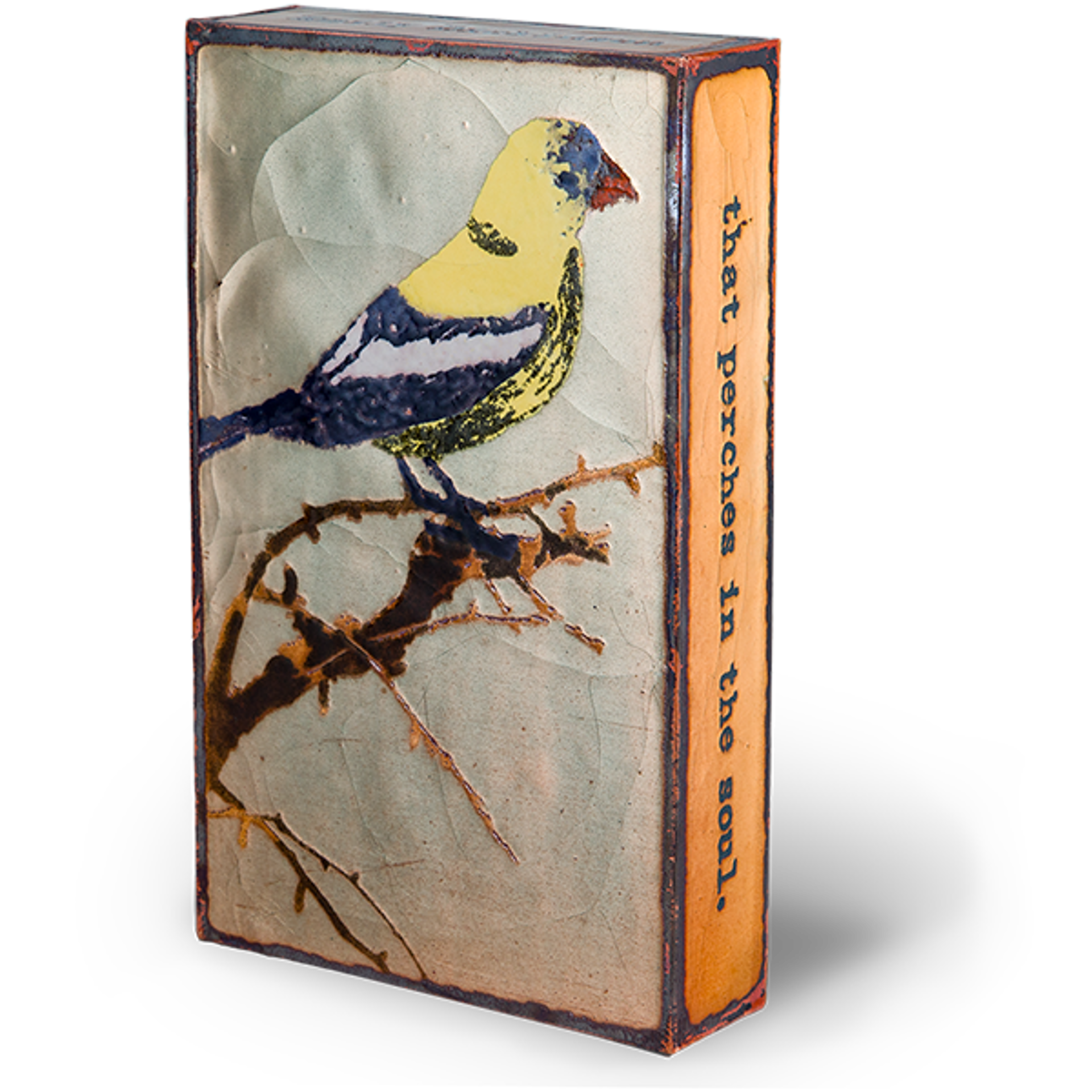Alight (Retired Tile) "Hope is the thing with feathers that perches in the soul." - Emily Dickinson by Houston Llew