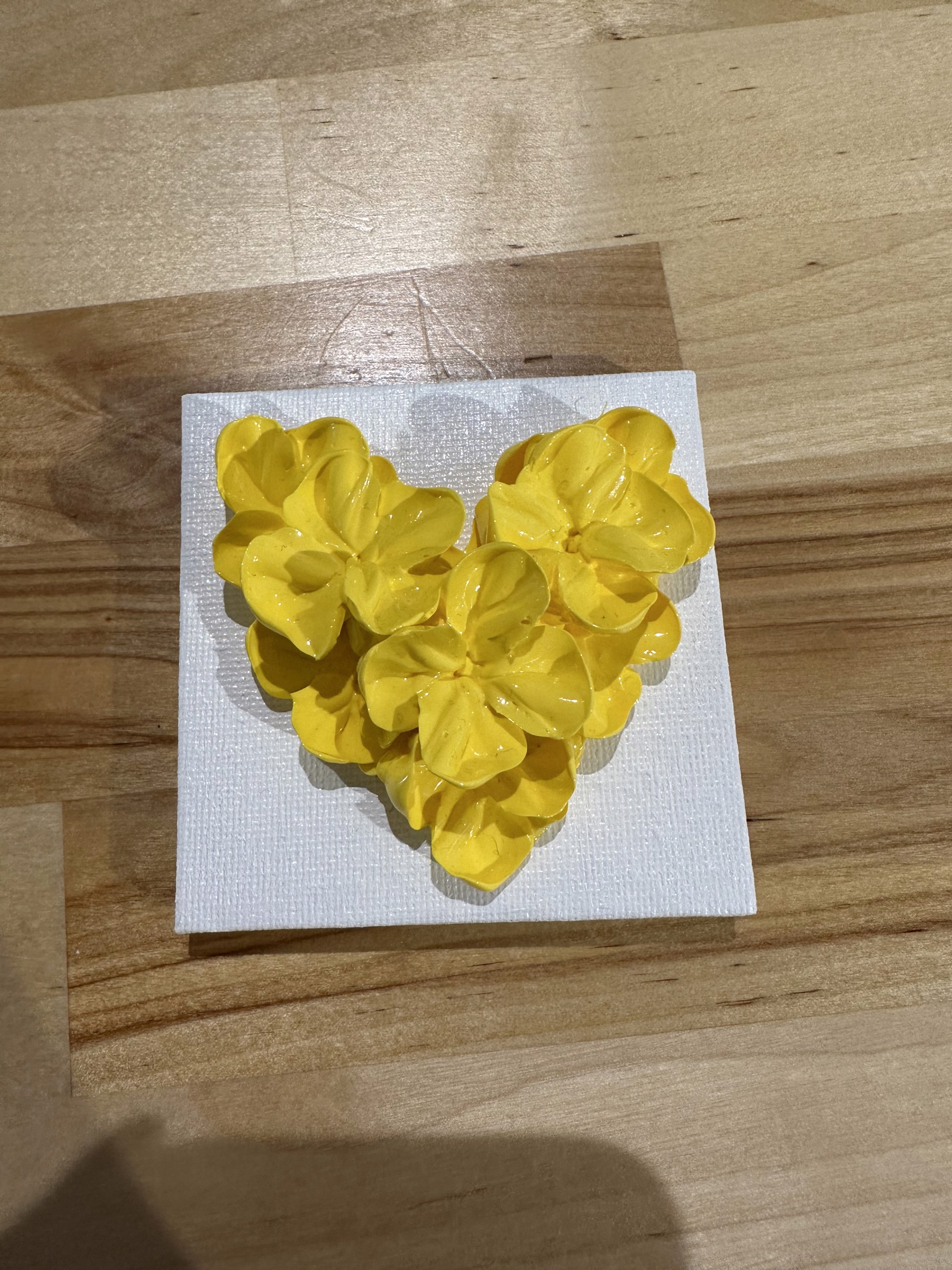 Heart Mini Series - Yellow by Christine Tonolini