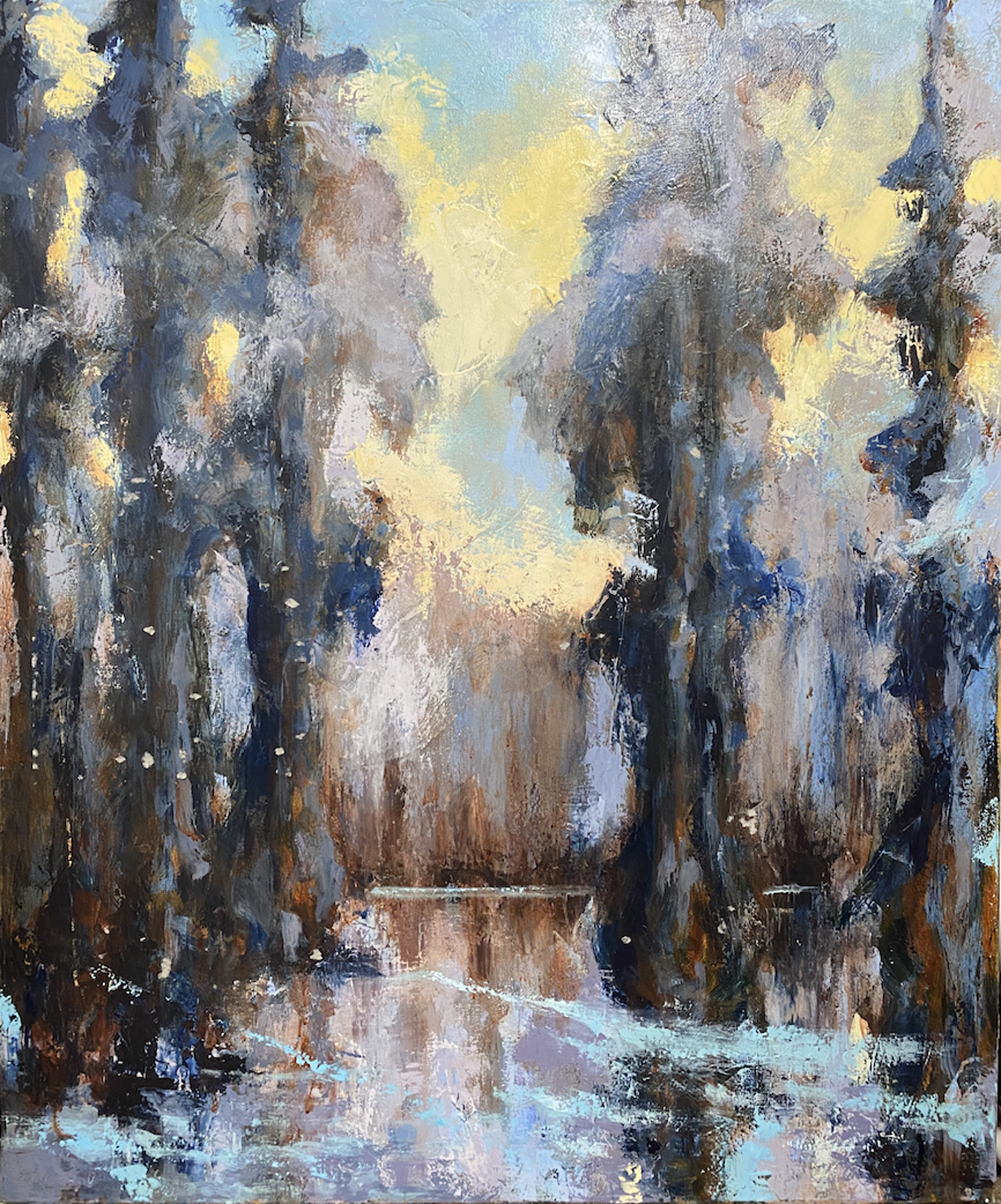 Deep Cypress, Winter by Mary Gilkerson